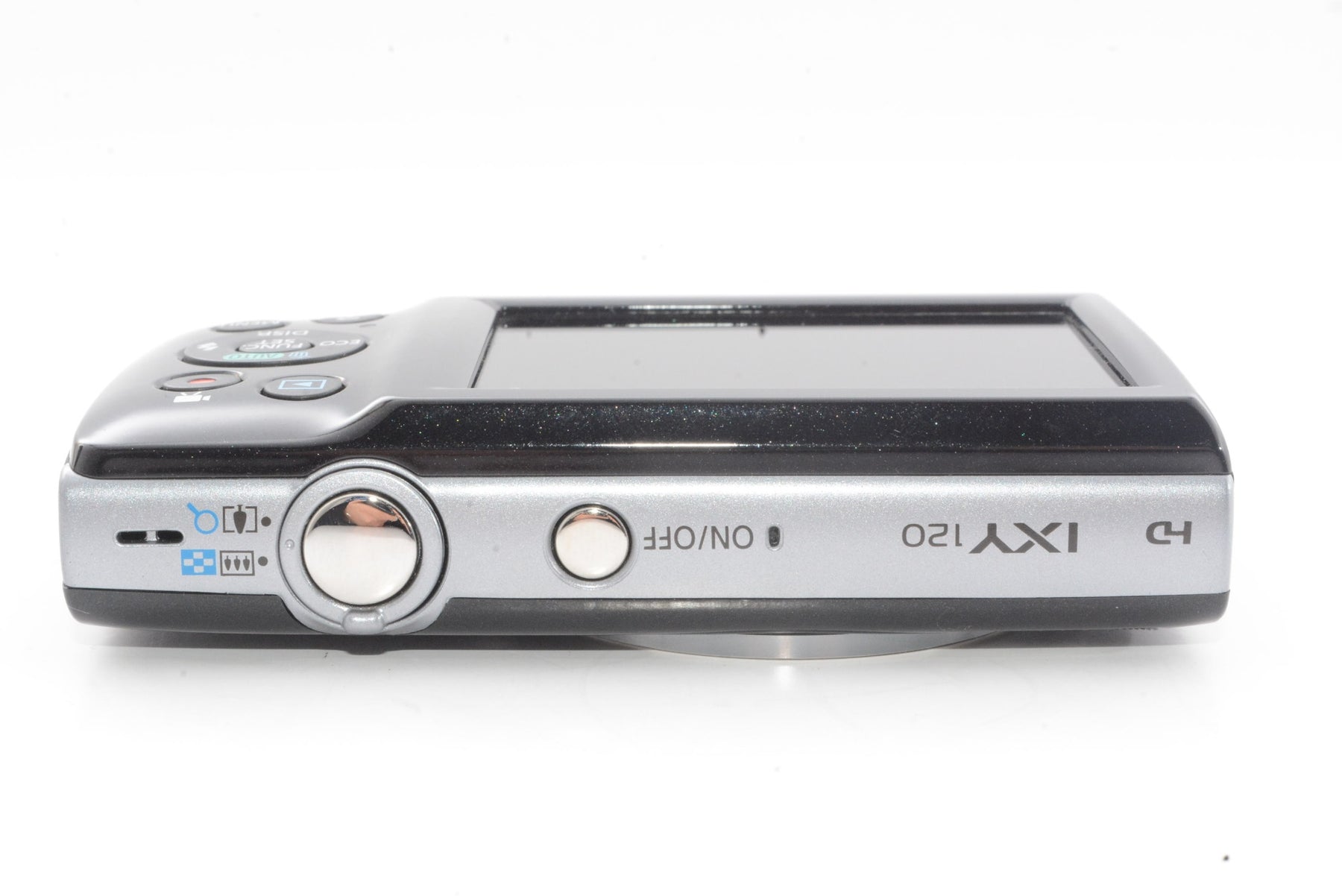【外観特上級】Canon デジタルカメラ IXY 120 光学8倍ズーム ブラック IXY120(BK)