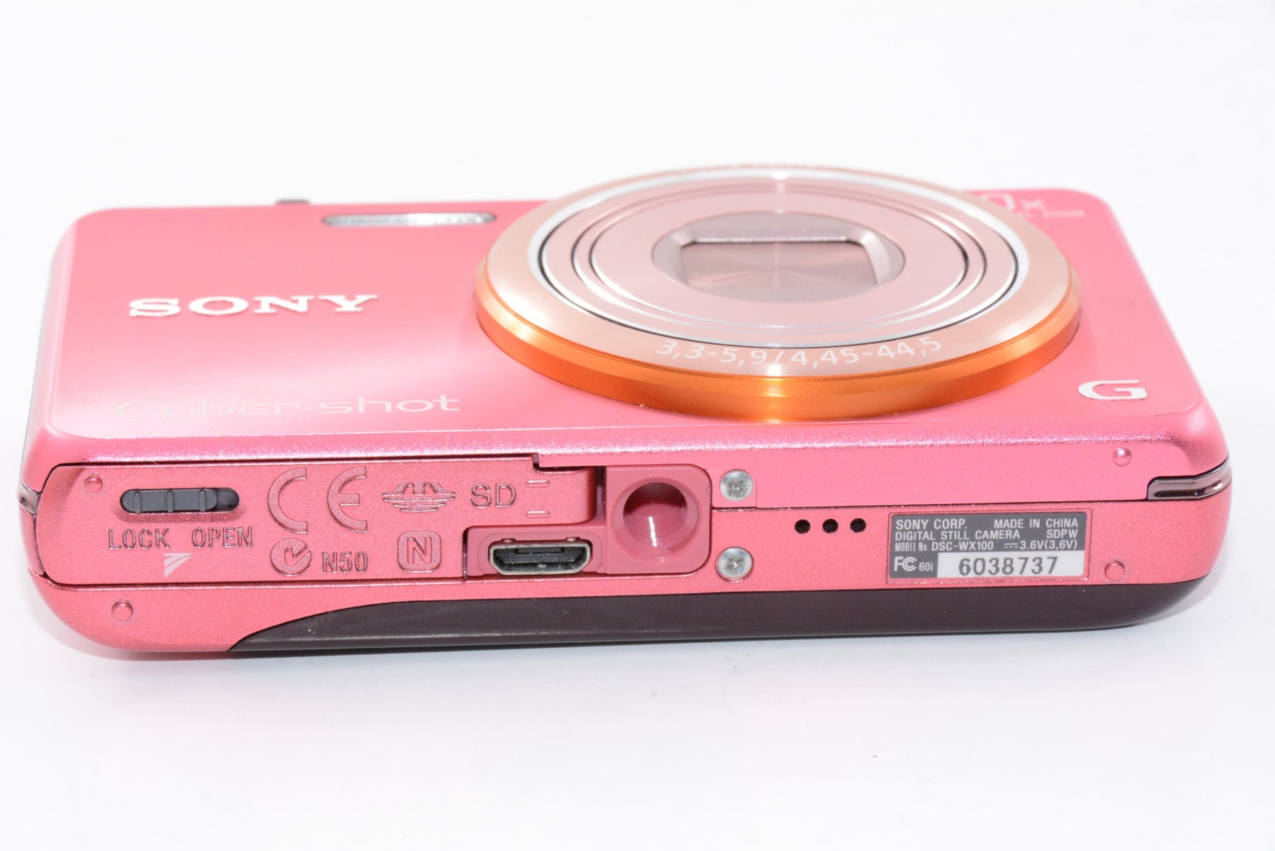 【外観特上級】ソニー SONY Cyber-shot WX100 ピンク