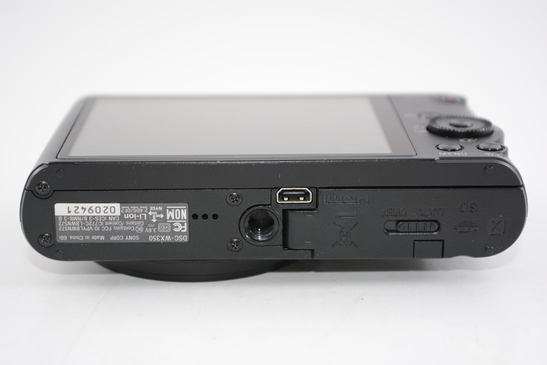 【外観並級】ソニー デジタルカメラ Cyber-shot WX350 ブラック DSC-WX350-B