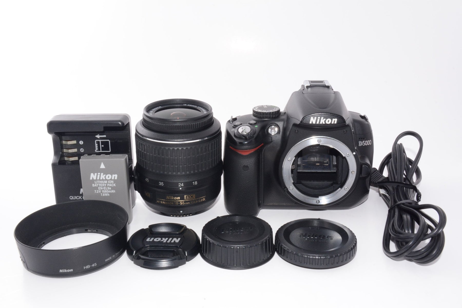 【外観並級】Nikon デジタル一眼レフカメラ D5000 レンズキット D5000LK