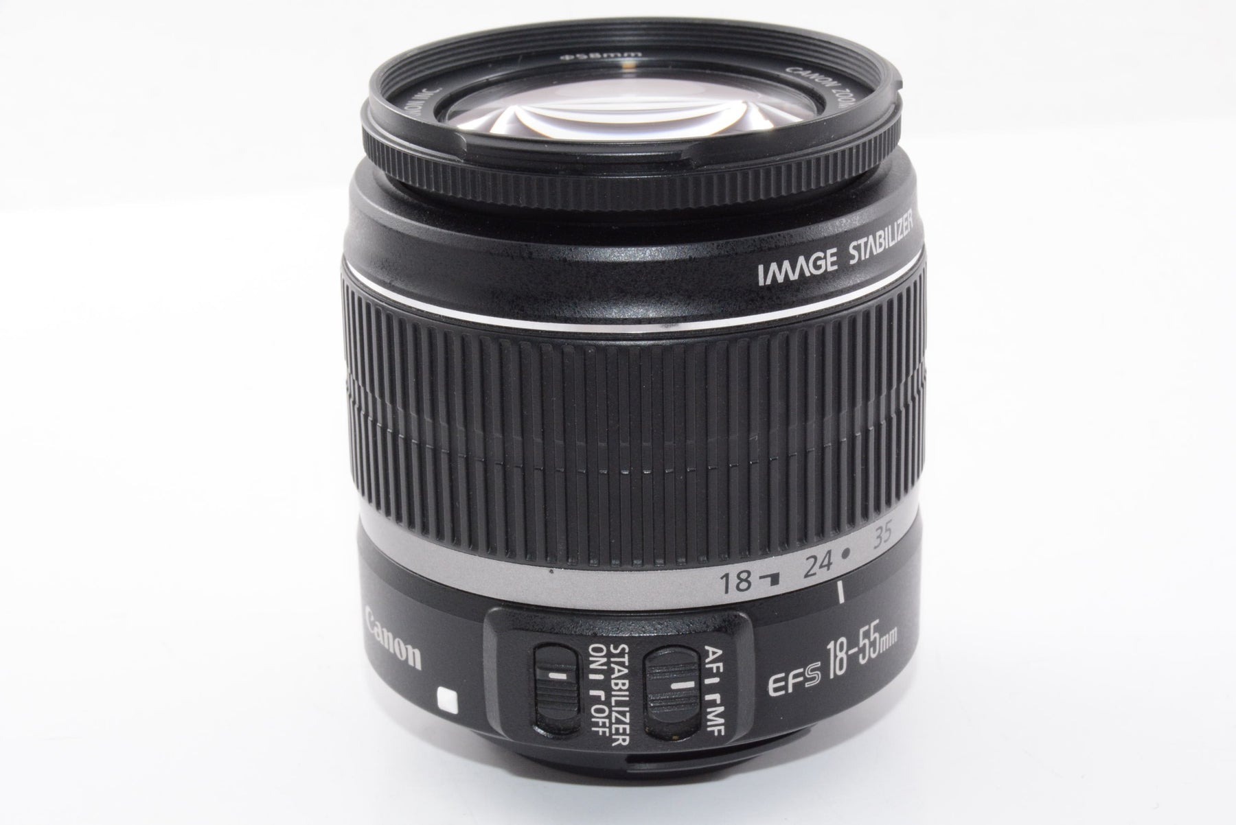 【外観特上級】Canon 標準ズームレンズ EF-S18-55mm F3.5-5.6 IS
