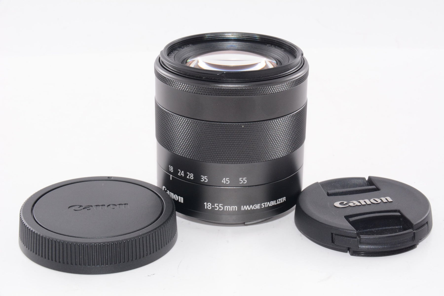 【外観特上級】Canon 標準ズームレンズ EF-M18-55mm F3.5-5.6IS STM
