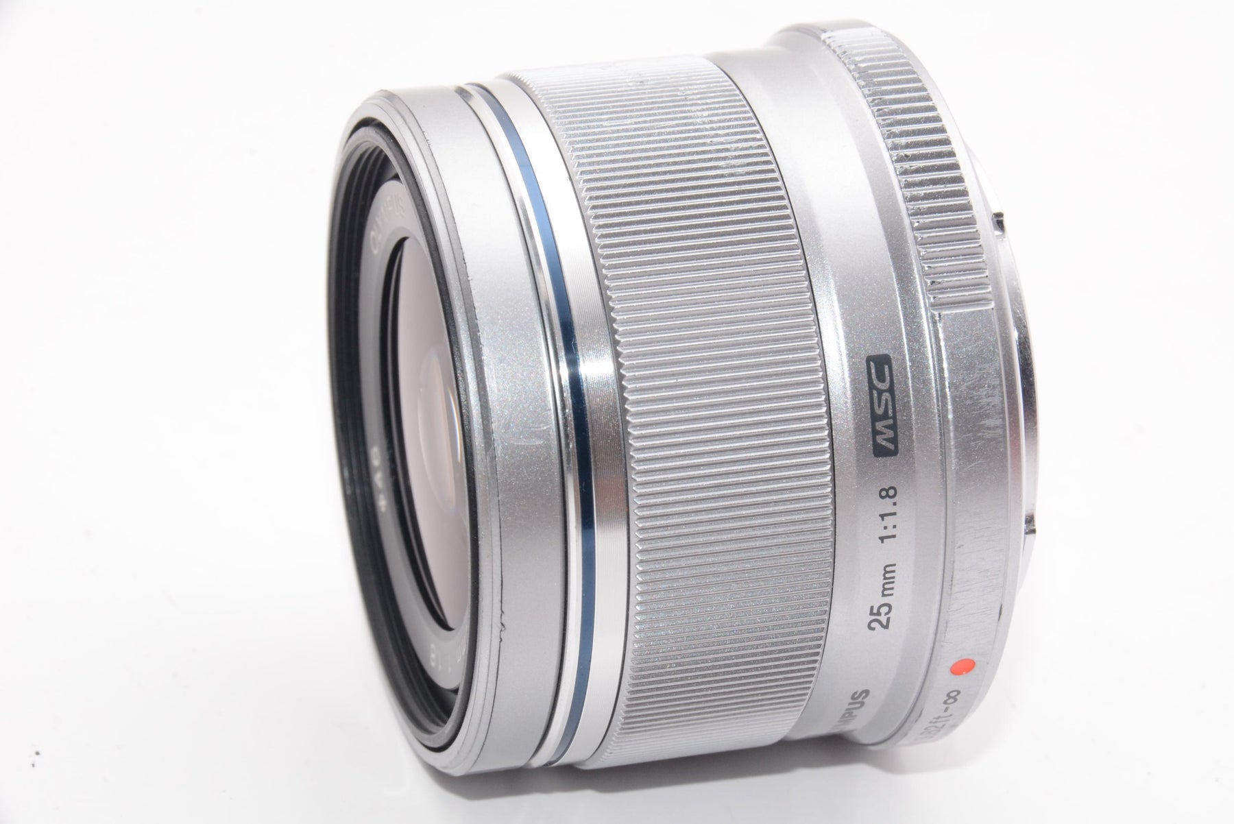 【外観並級】OLYMPUS M.ZUIKO DIGITAL 25mm F1.8 シルバー マイクロフォーサーズ用 単焦点レンズ