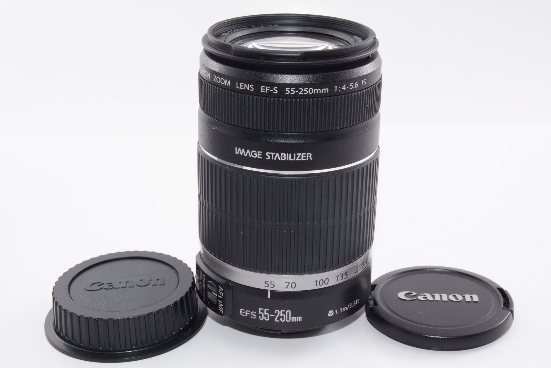 【外観並級】Canon 望遠レンズ EF-S55-250mm F4-5.6 IS