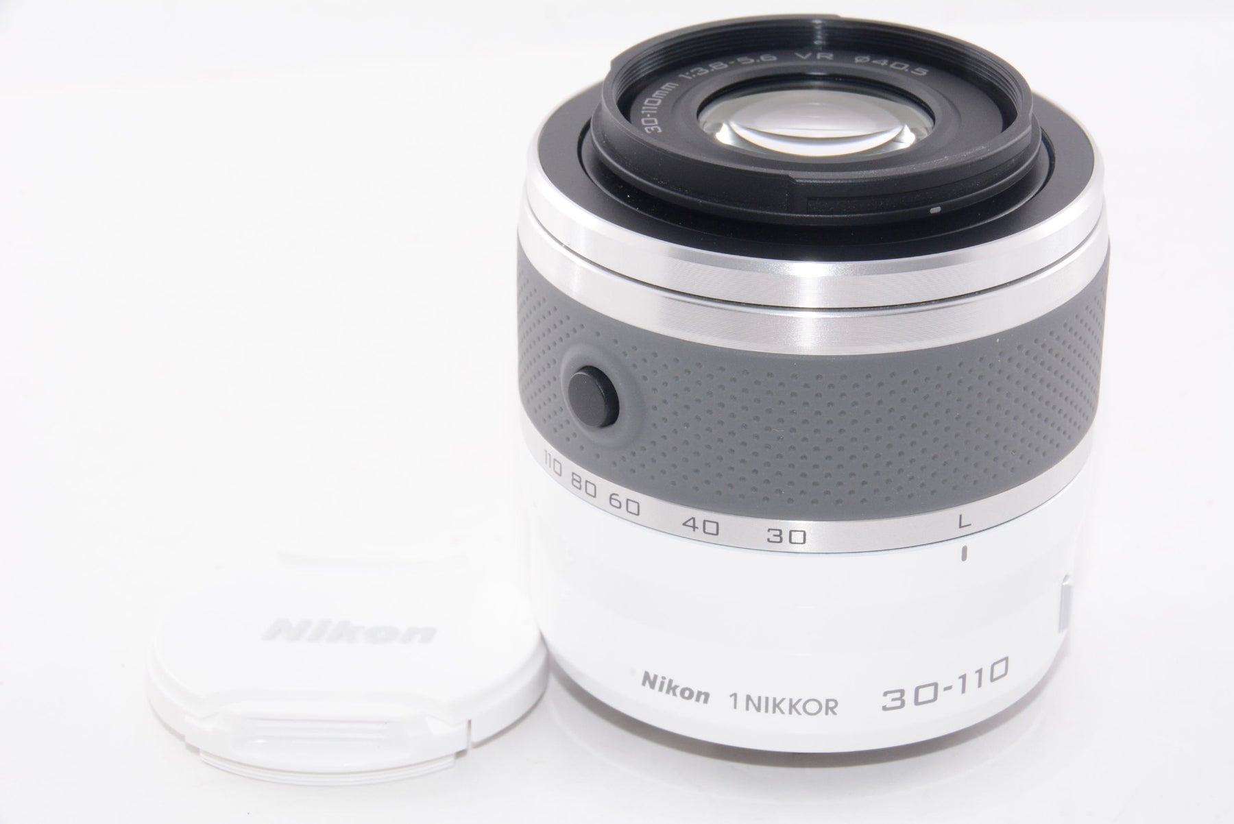 【外観特上級】Nikon 望遠ズームレンズ 1 NIKKOR VR 30-110mm f/3.8-5.6 ホワイト ニコンCXフォーマット専用