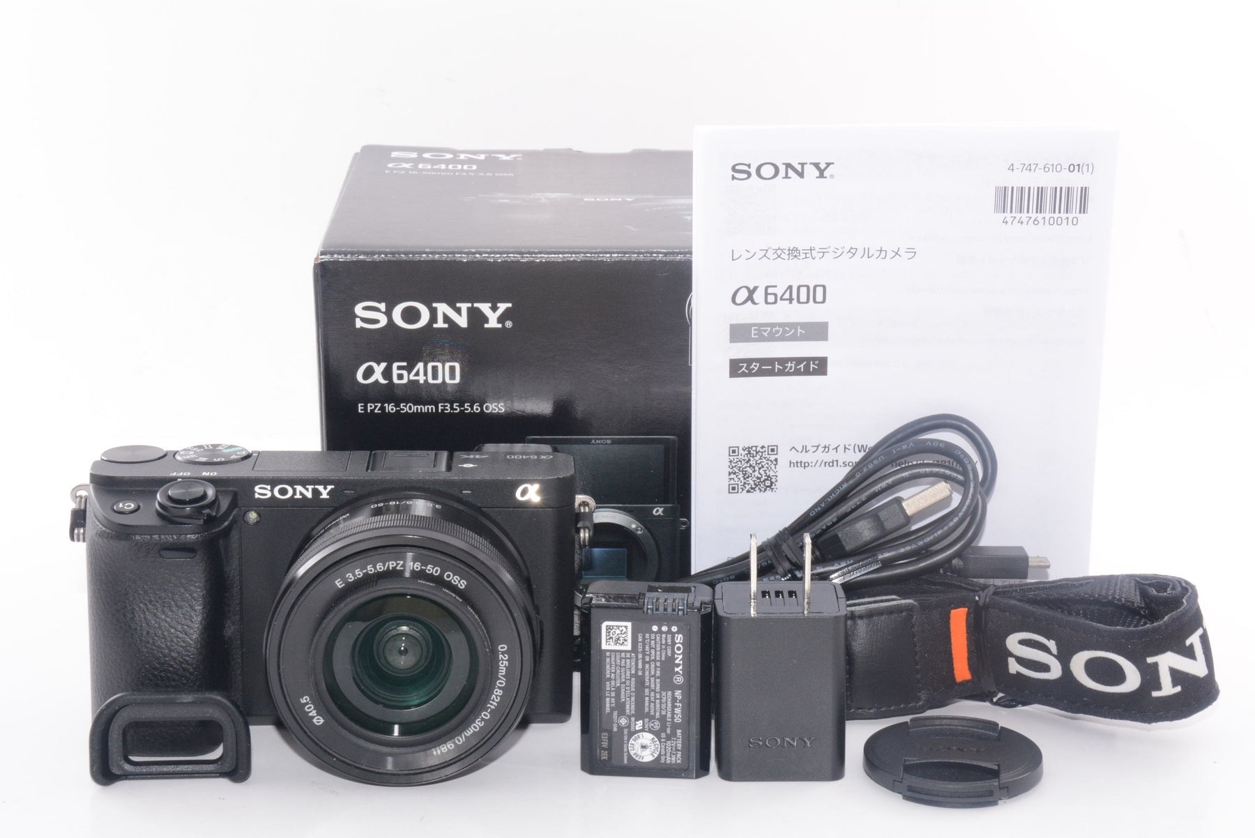 【外観特上級】ソニー ミラーレス一眼 α6400 パワーズームレンズキット E PZ 16-50mm F3.5-5.6 OSS ブラック ILCE-6400L B