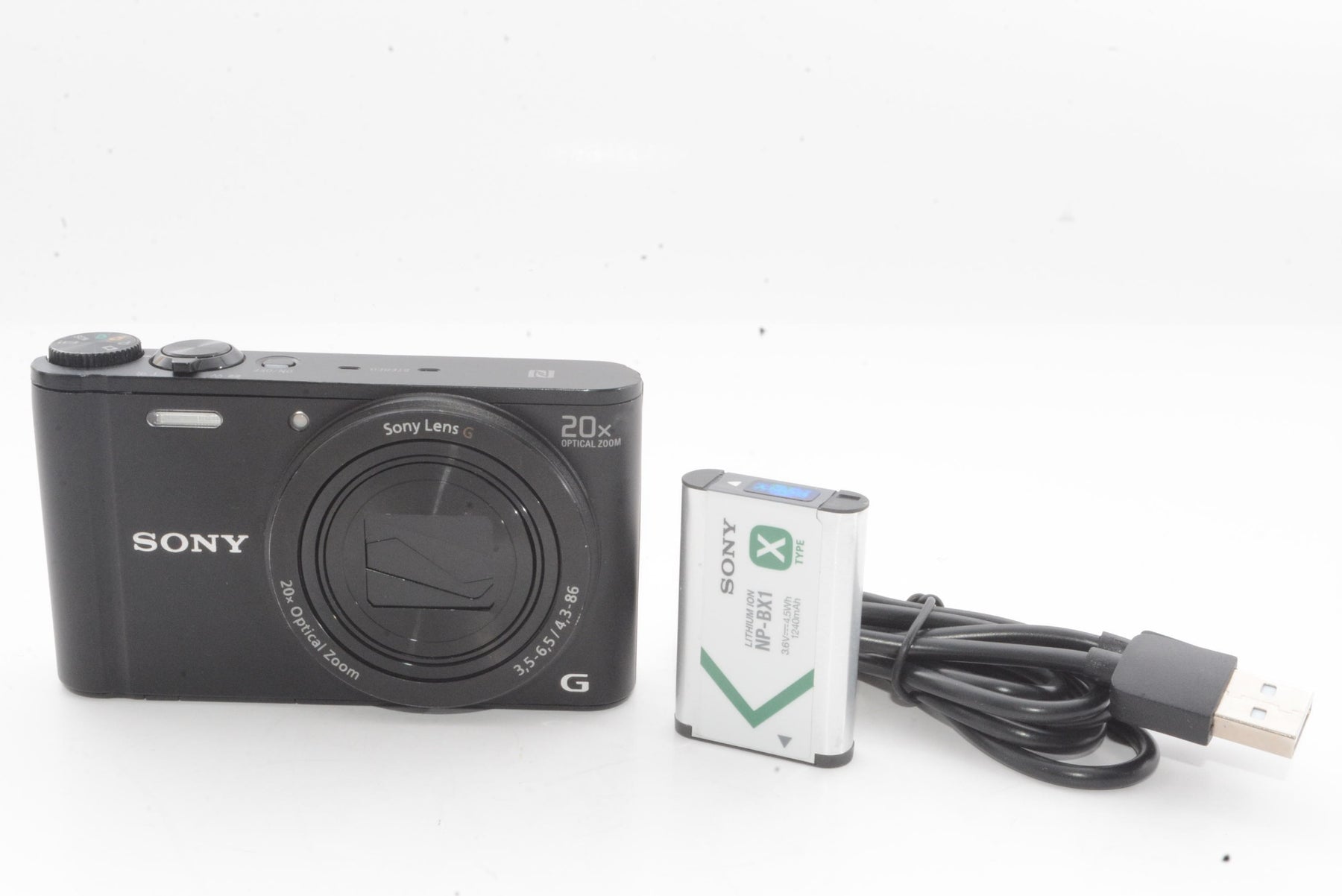 【外観並級】ソニー デジタルカメラ Cyber-shot WX350 ブラック DSC-WX350-B