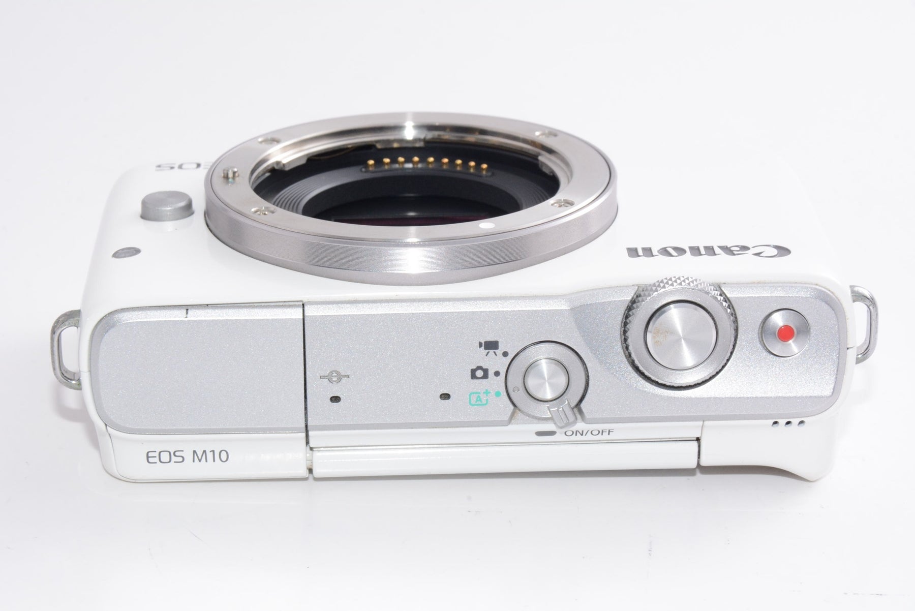 【外観並級】Canon ミラーレス一眼カメラ EOS M10 ボディ(ホワイト)