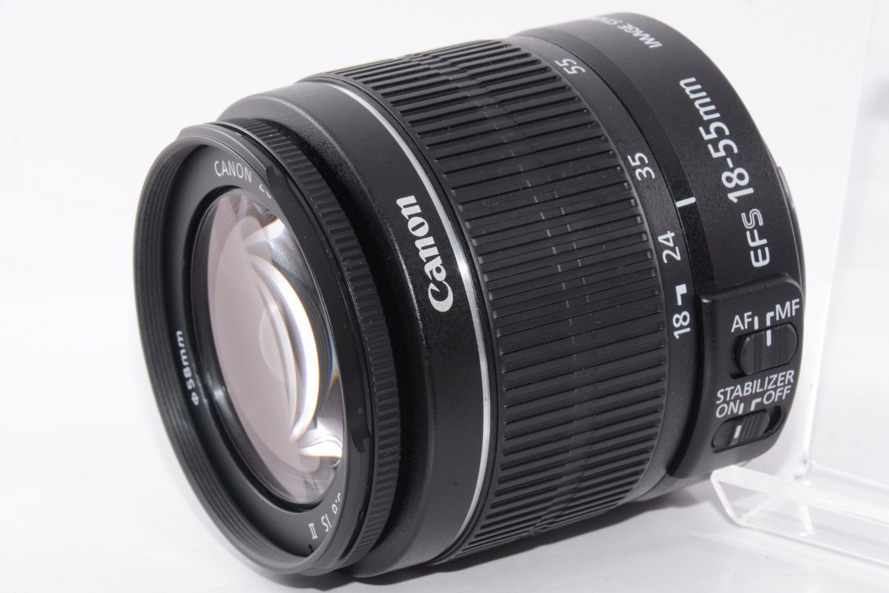 【外観特上級】Canon 標準ズームレンズ EF-S18-55mm F3.5-.5.6 IS II