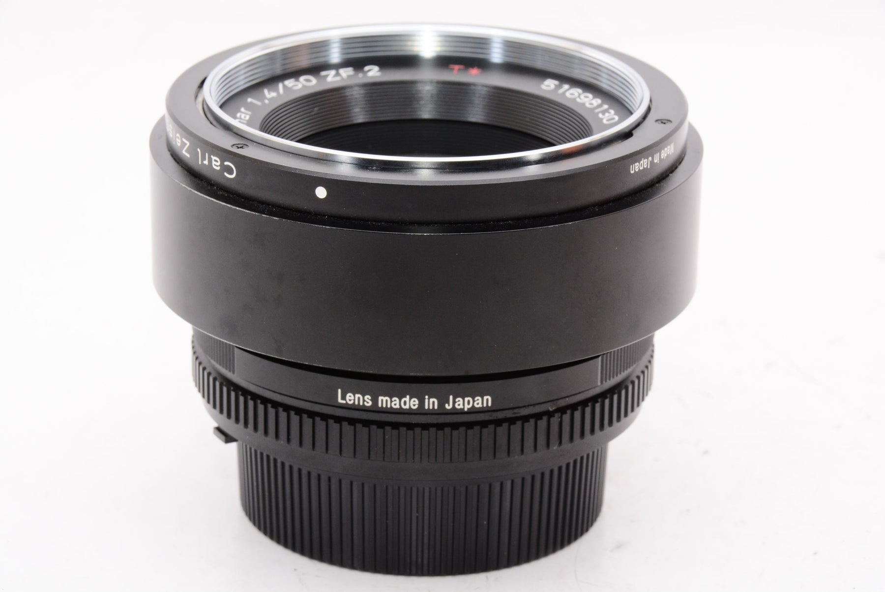 【外観特上級】Carl Zeiss PLANAR T*1.4/50mm ブラック ZF.2 (ニコンCPU内蔵マウント対応) PLANART1.4/50BKZF2