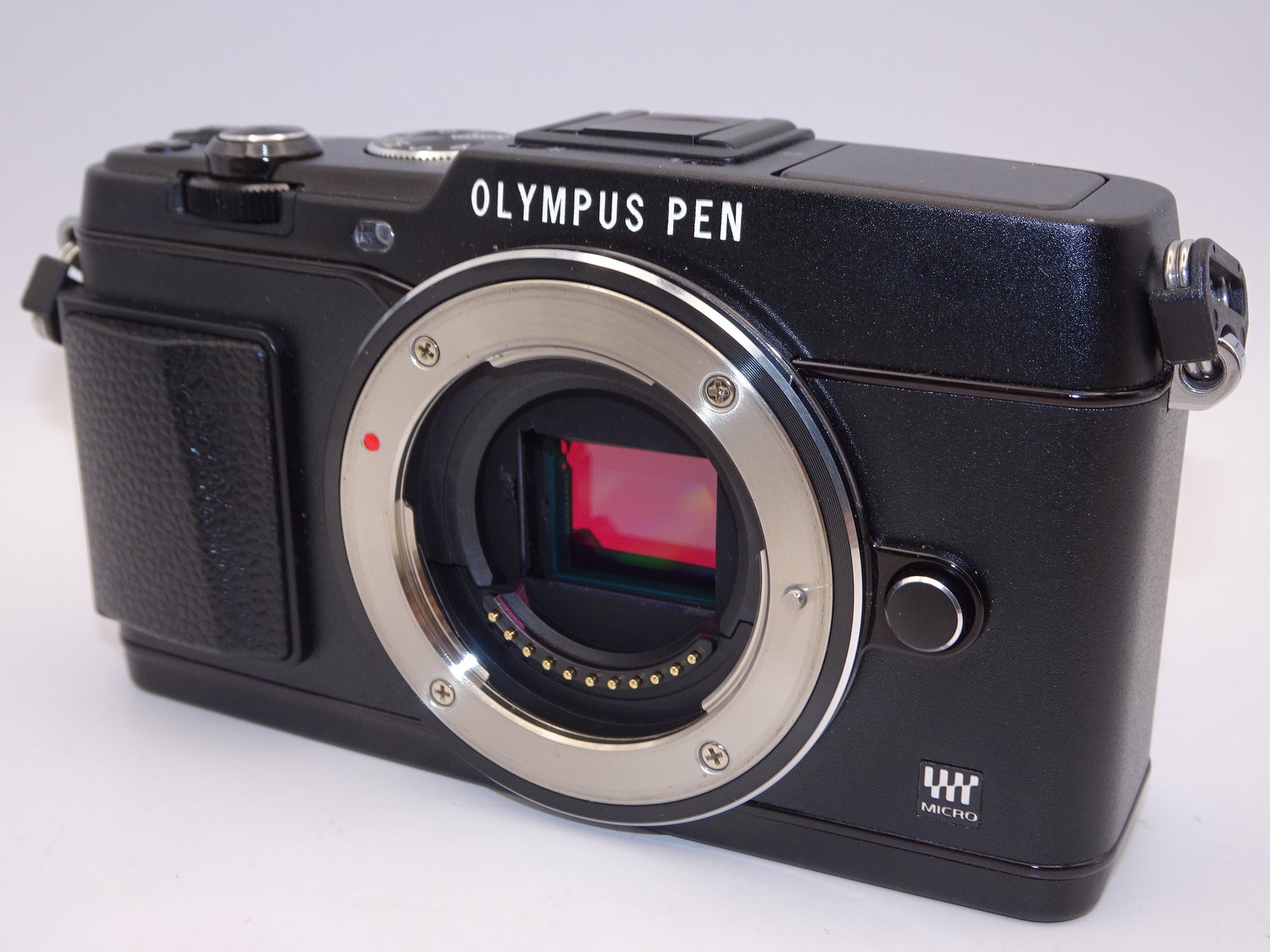 【外観並級】OLYMPUS ミラーレス一眼 PEN E-P5 ボディ ブラック