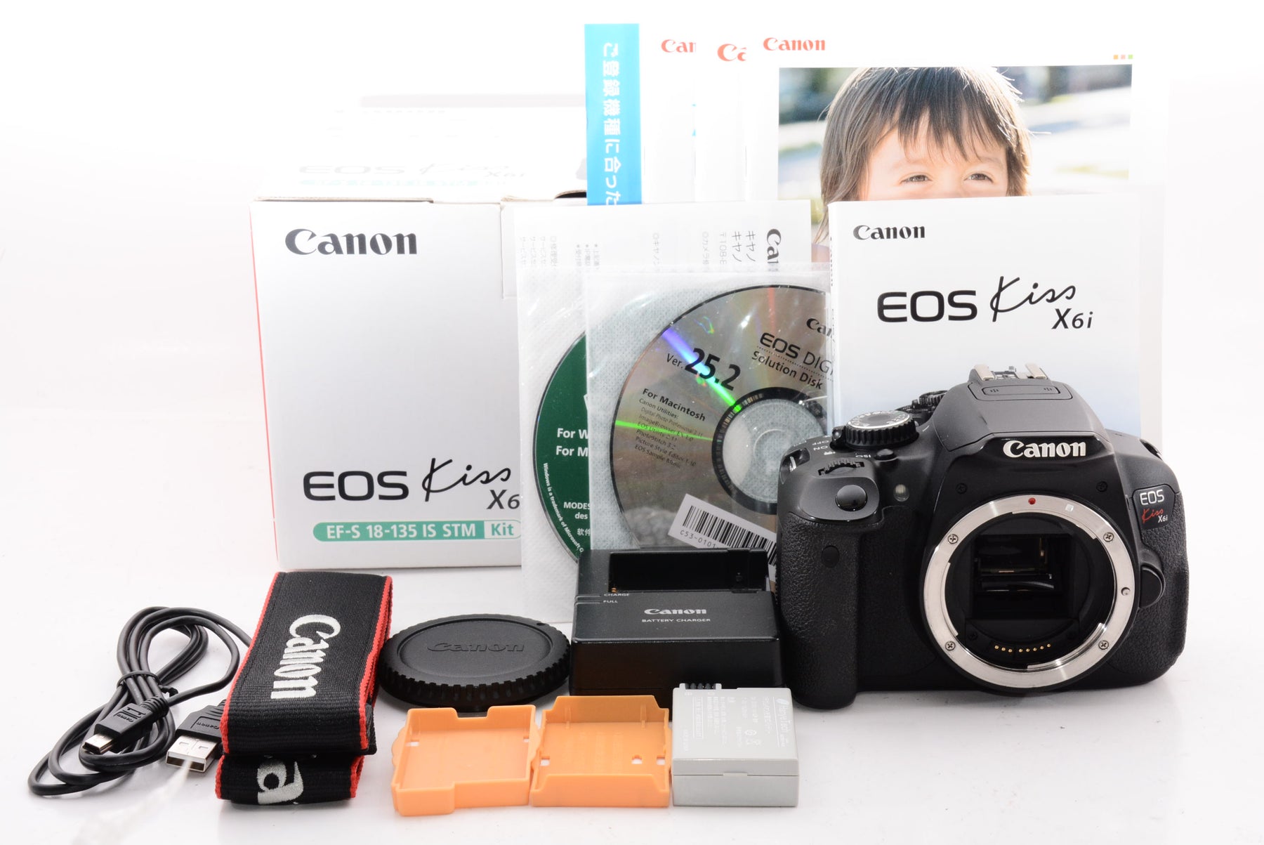 【外観特上級】Canon デジタル一眼レフカメラ EOS Kiss X6i ボディ KISSX6i-BODY