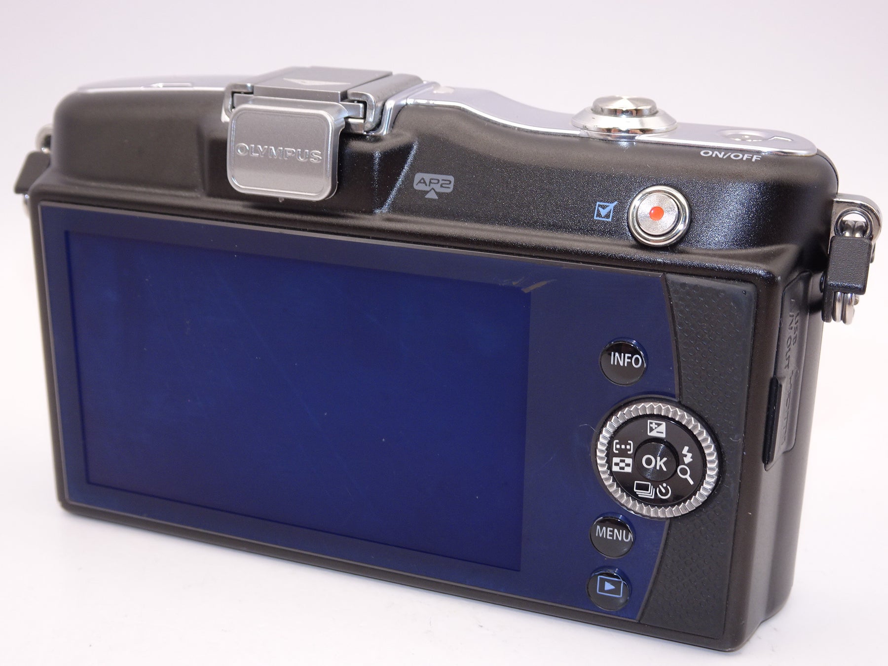 【外観並級】OLYMPUS ミラーレス一眼 PEN mini E-PM1 ボディ ブラック E-PM1 BODY BLK