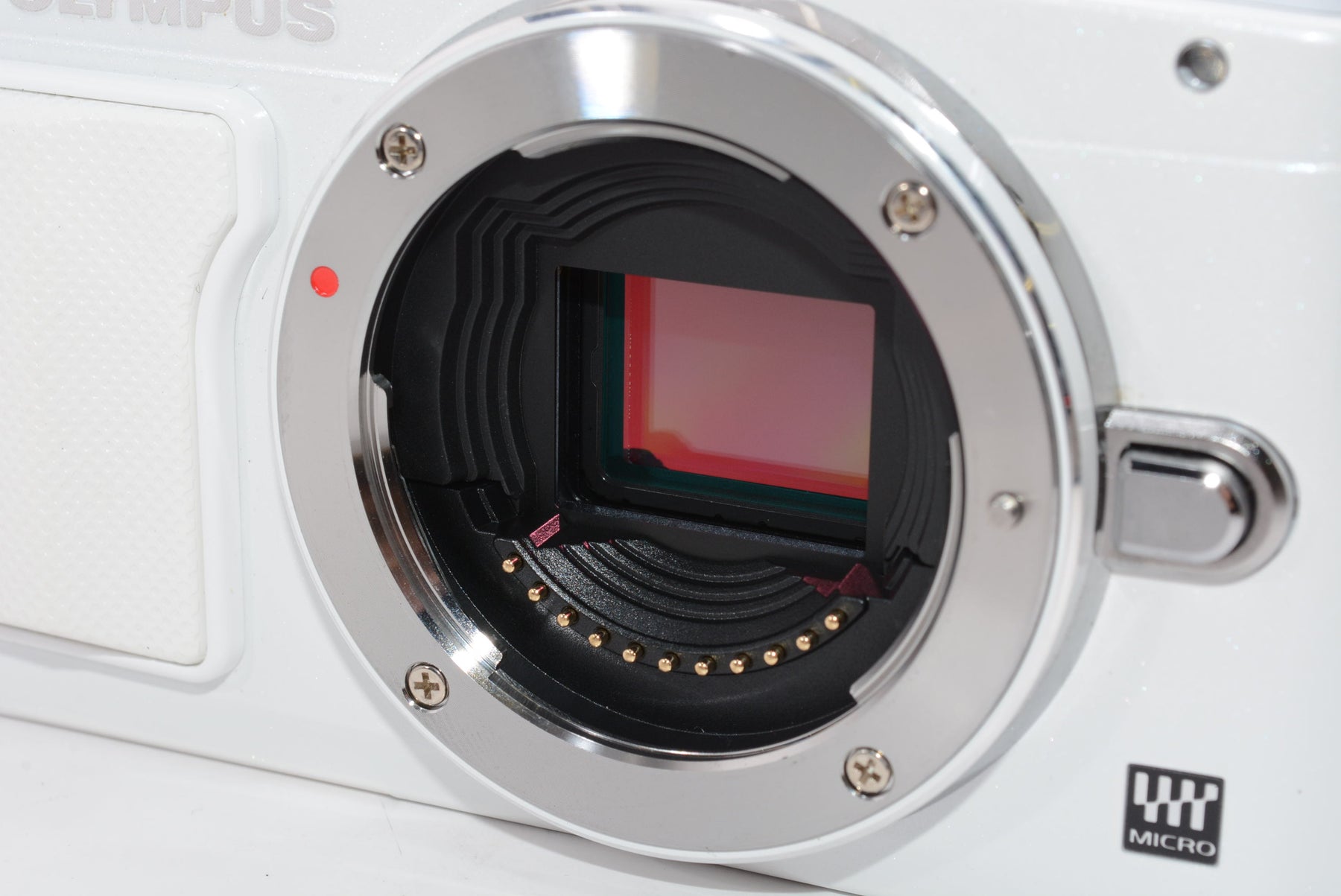 【外観特上級】OLYMPUS ミラーレス一眼 PEN Lite E-PL6 ボディ ホワイト E-PL6 BODY WHT