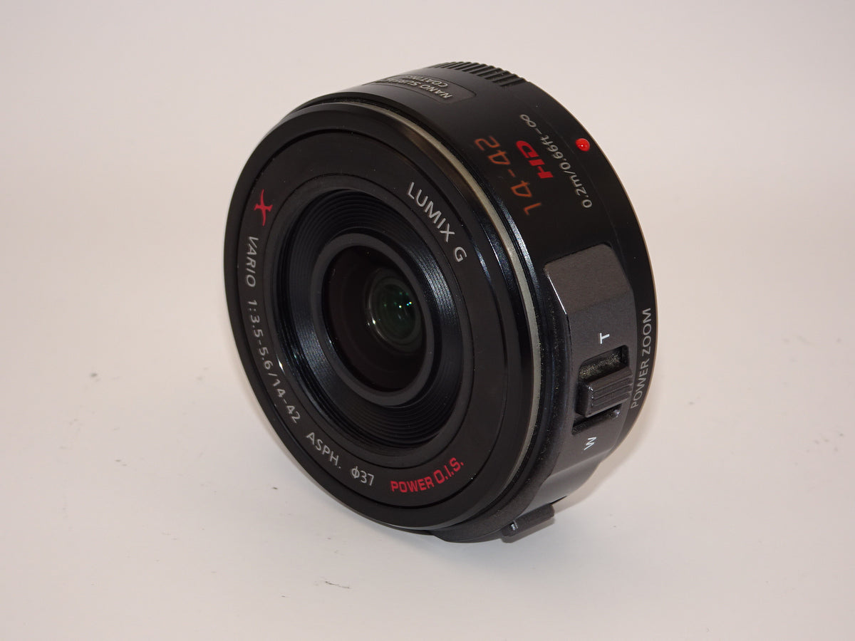 【外観特上級】パナソニック ルミックス G X VARIO PZ 14-42mm/F3.5-5.6 ASPH./POWER ブラック H-PS14042-K