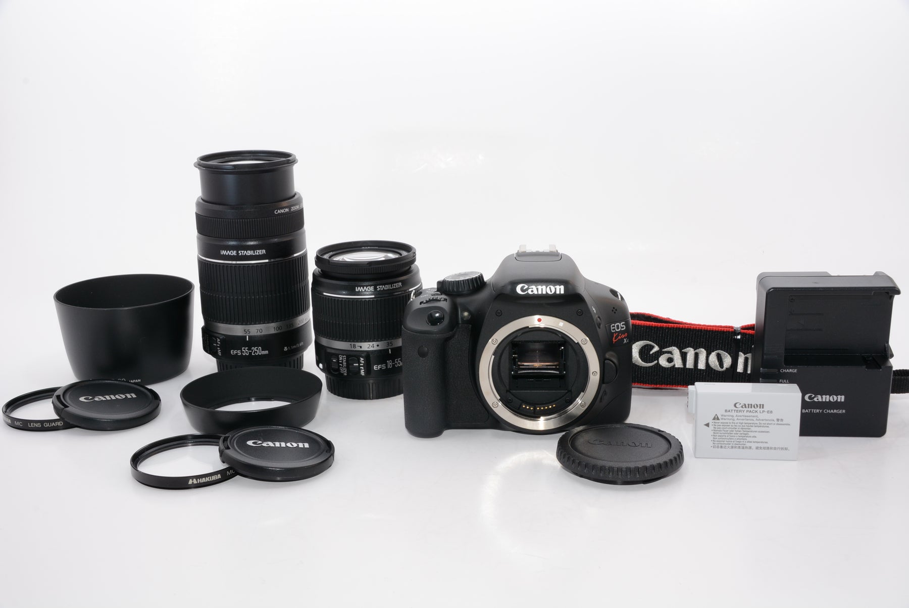 【外観特上級】Canon デジタル一眼レフカメラ EOS Kiss X4 ダブルズームキット KISSX4-WKIT