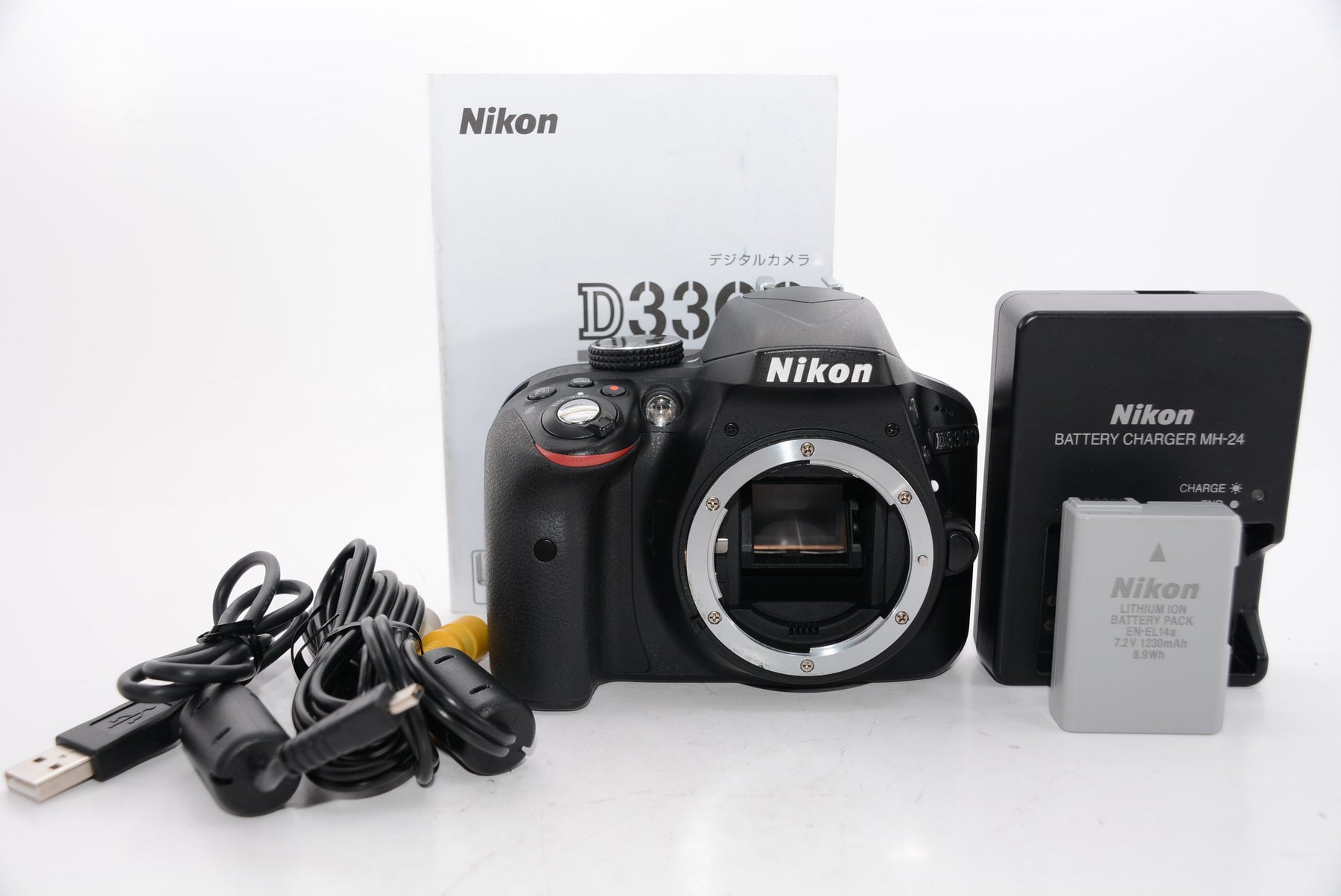 【外観特上級】Nikon デジタル一眼レフカメラ D3300 ボディ ブラック D3300BK