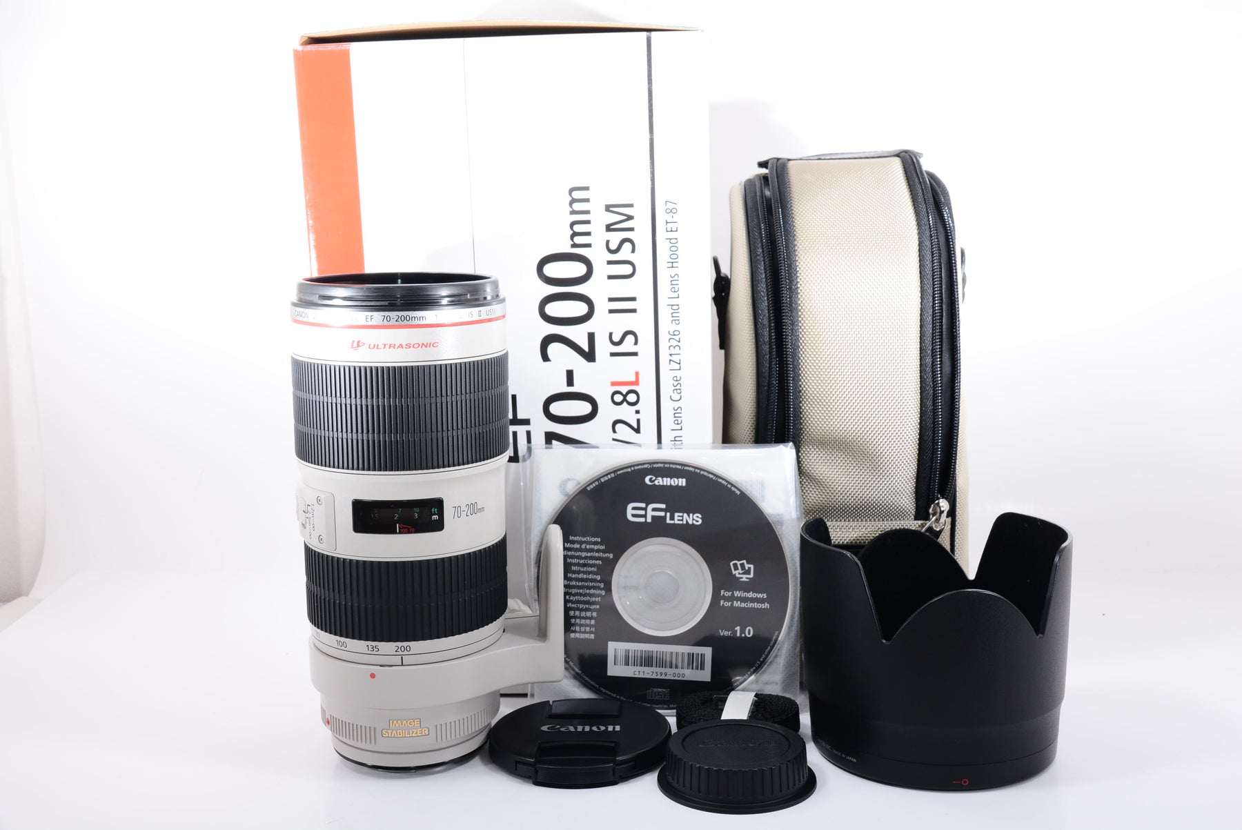 【外観特上級】Canon 望遠ズームレンズ EF70-200mm F2.8L IS II USM フルサイズ対応