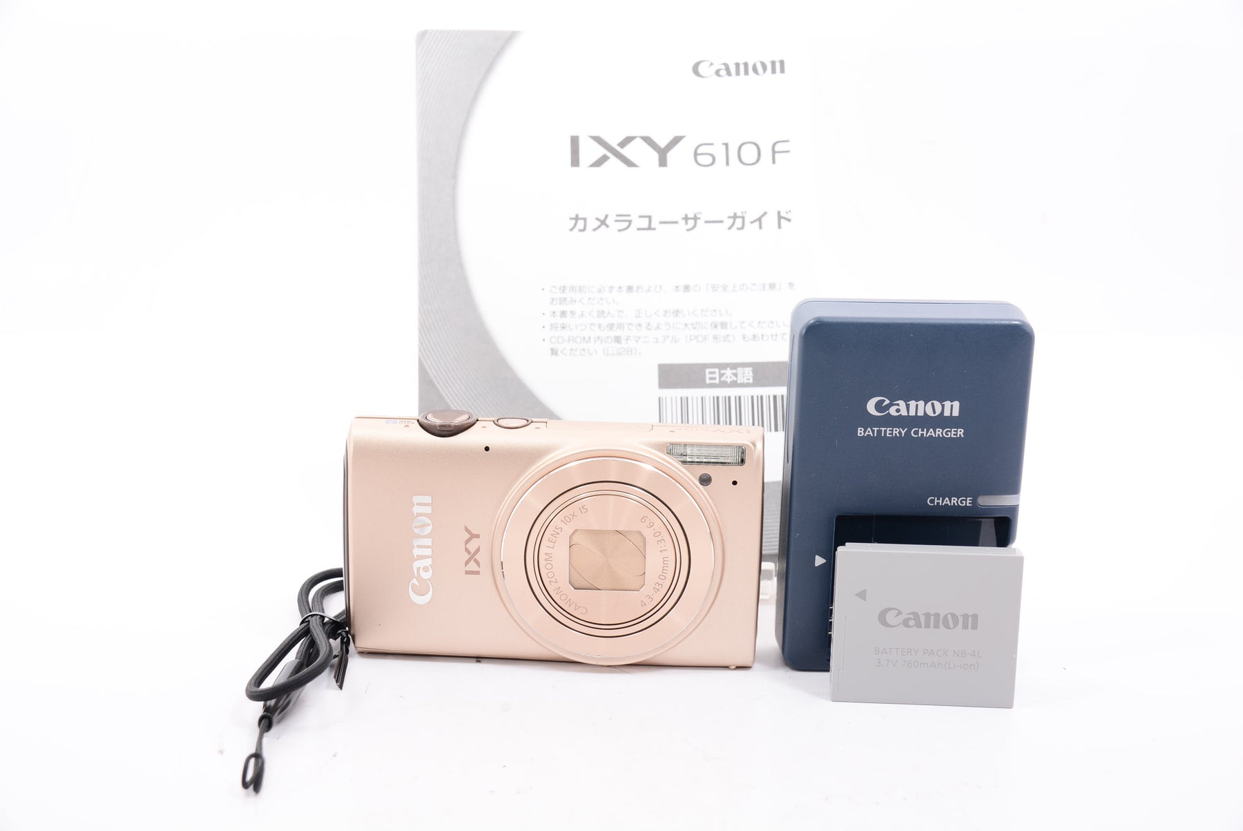 【外観特上級】Canon デジタルカメラ IXY 610F 約1210万画素 光学10倍ズーム ゴールド IXY610F(GL)