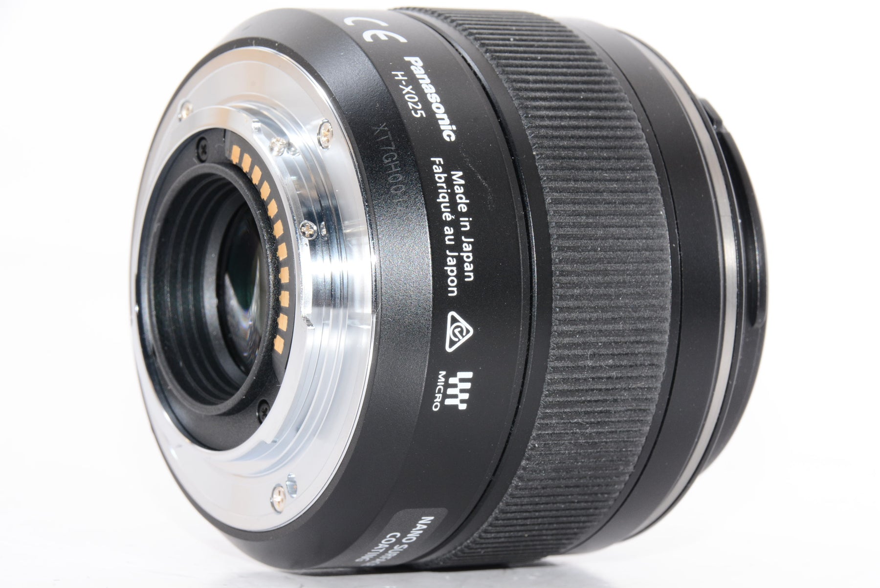 【外観特上級】パナソニック マイクロフォーサーズ用 DG SUMMILUX 25mm/F1.4 ASPH. ブラック H-X025