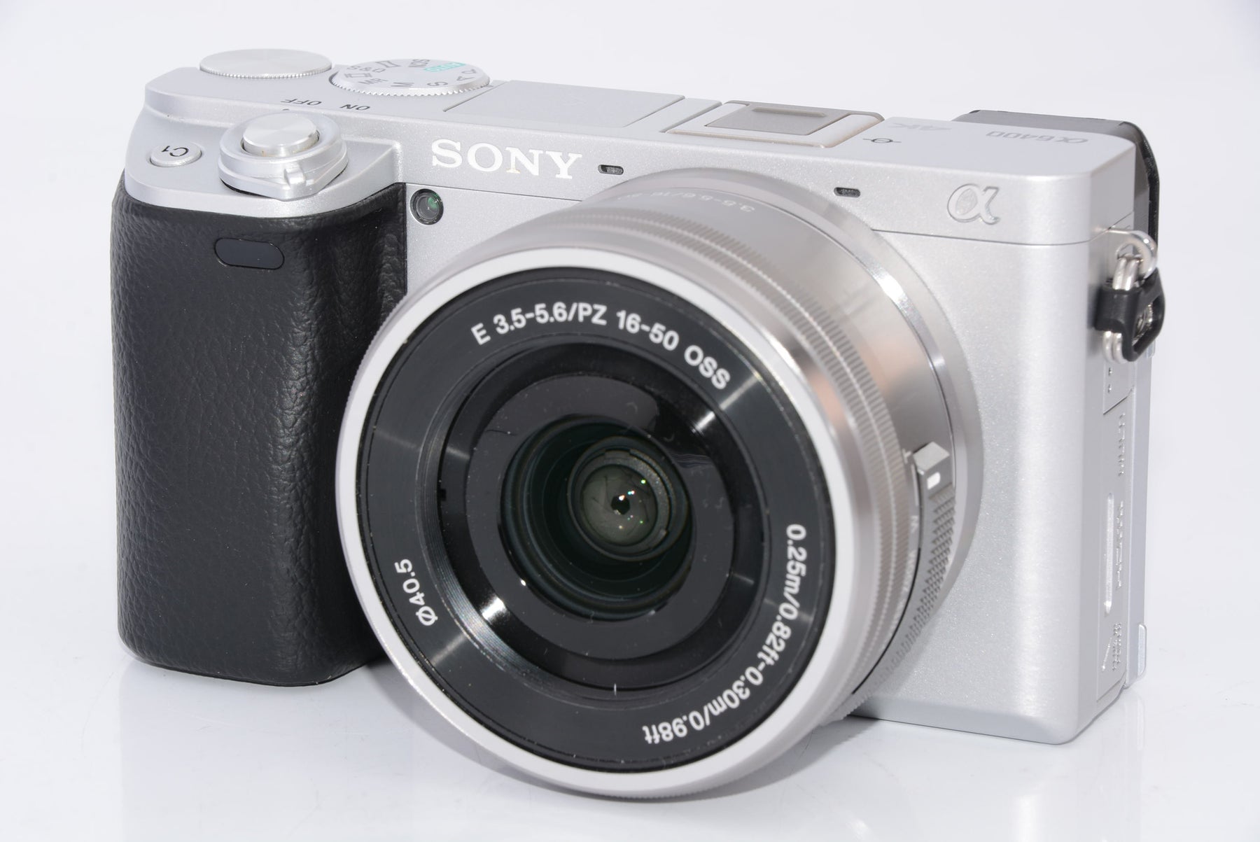 【外観特上級】ソニー ミラーレス一眼 α6400 パワーズームレンズキット E PZ 16-50mm F3.5-5.6 OSS シルバー ILCE-6400L S