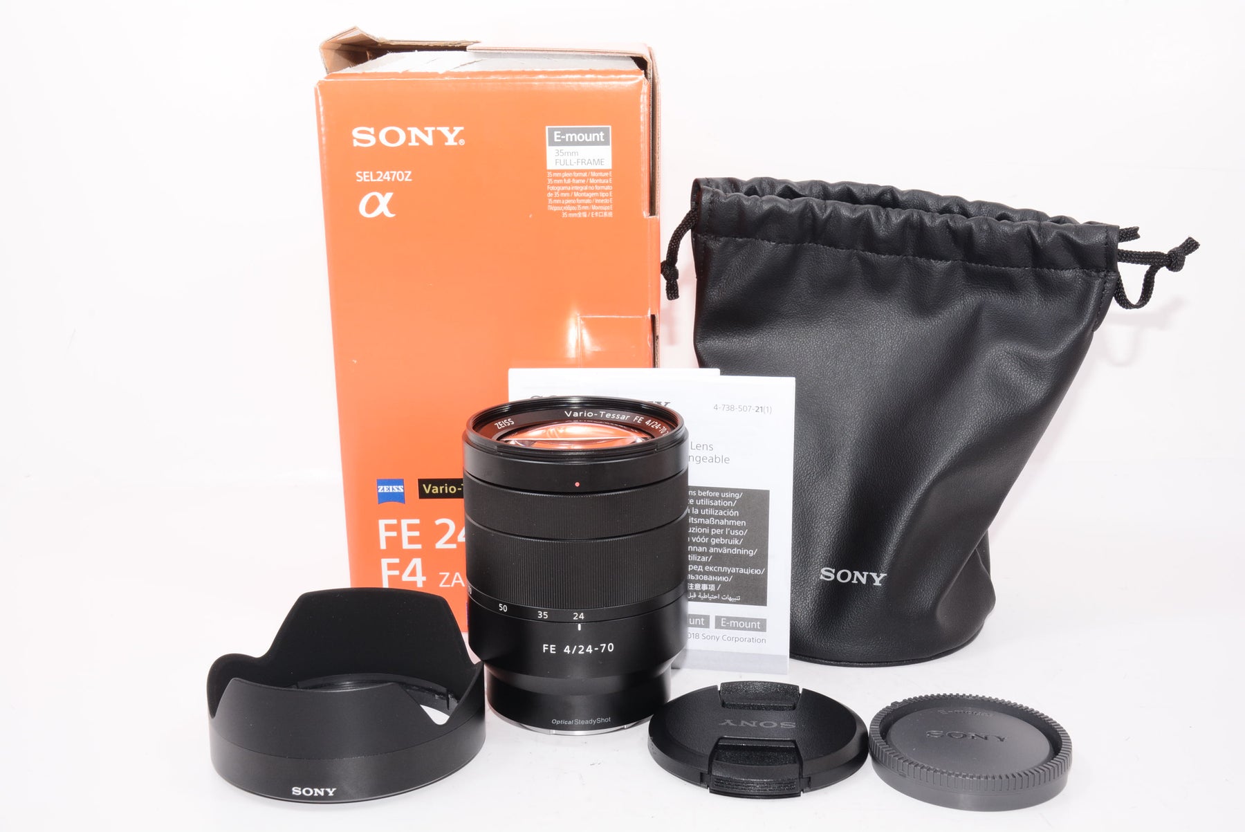 【外観特上級】ソニー SONY ズームレンズ Vario-Tessar T* FE 24-70mm F4 ZA OSS Eマウント35mmフルサイズ対応 SEL2470Z