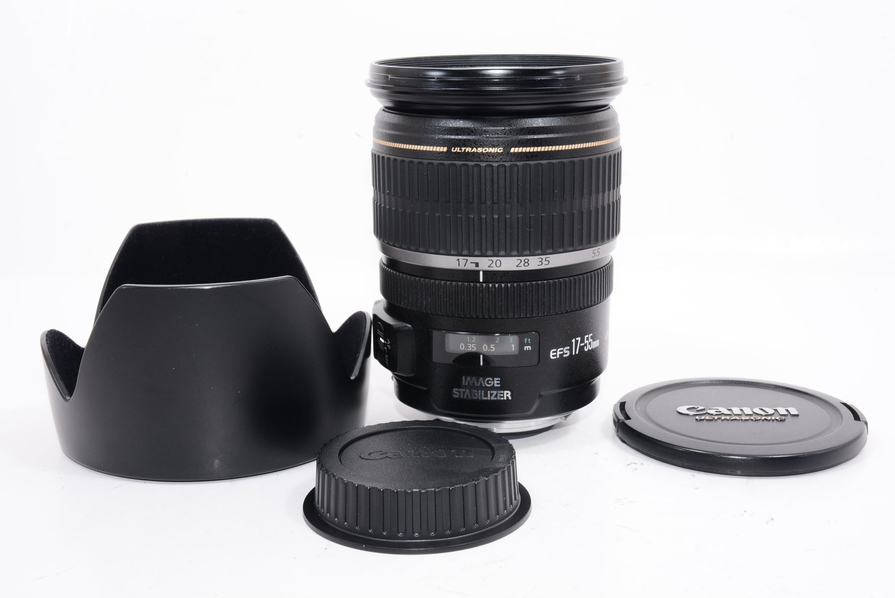 【外観特上級】Canon 標準ズームレンズ EF-S17-55mm F2.8 IS USM APS-C対応