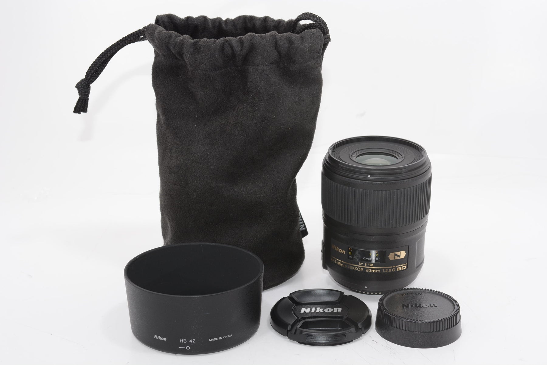 【外観特上級】Nikon 単焦点マイクロレンズ AF-S Micro 60mm f/2.8G ED
