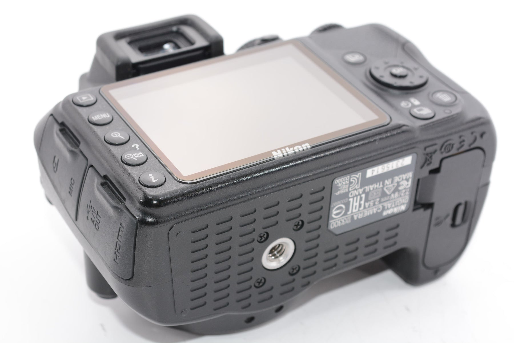 【外観特上級】Nikon デジタル一眼レフカメラ D3300 18-55 VR IIレンズキット ブラック D3300LKBK