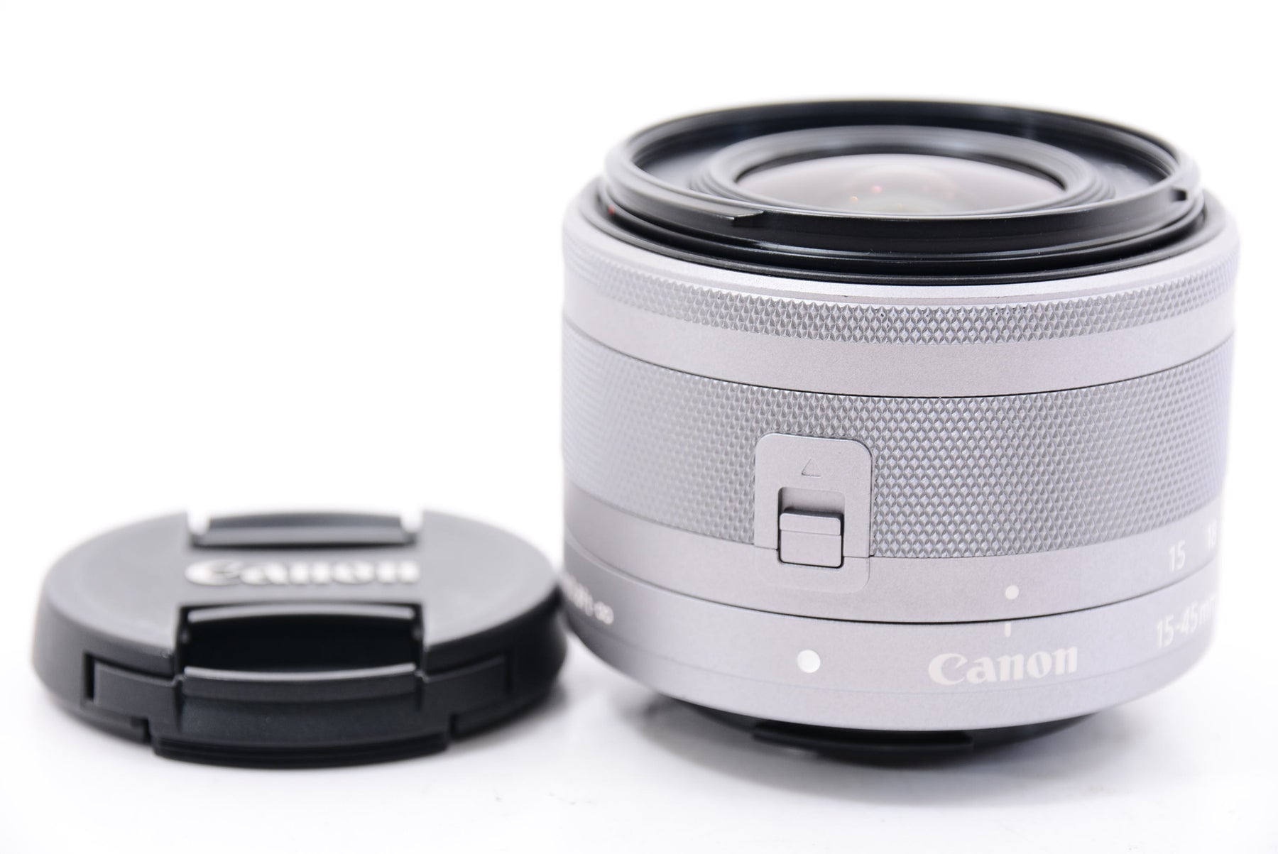 【外観特上級】Canon 標準ズームレンズ EF-M15-45mm F3.5-6.3IS STM(シルバー) ミラーレス一眼対応 EF-M15-45ISSTMSL