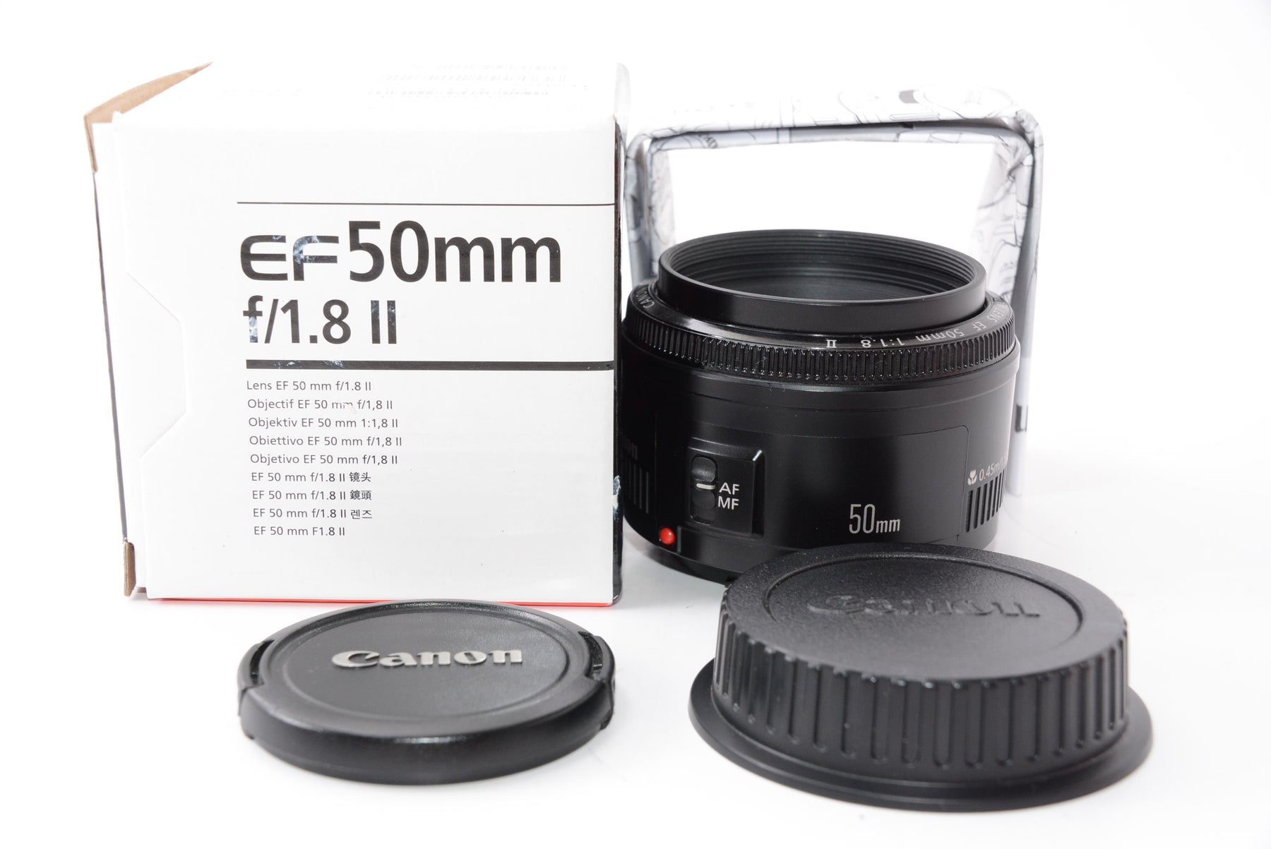 【外観特上級】Canon 単焦点レンズ EF50mm F1.8 II フルサイズ対応