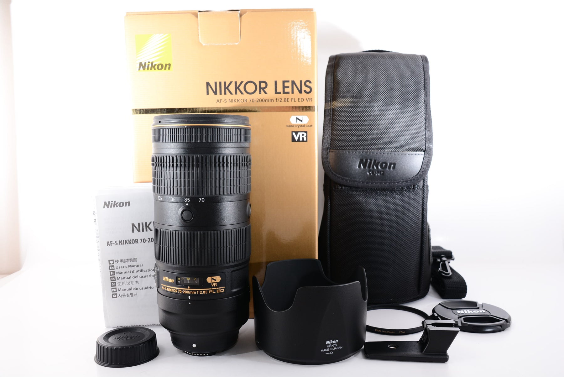 【外観特上級】Nikon 望遠ズームレンズ AF-S NIKKOR 70-200mm f/2.8E FL ED VR フルサイズ対応