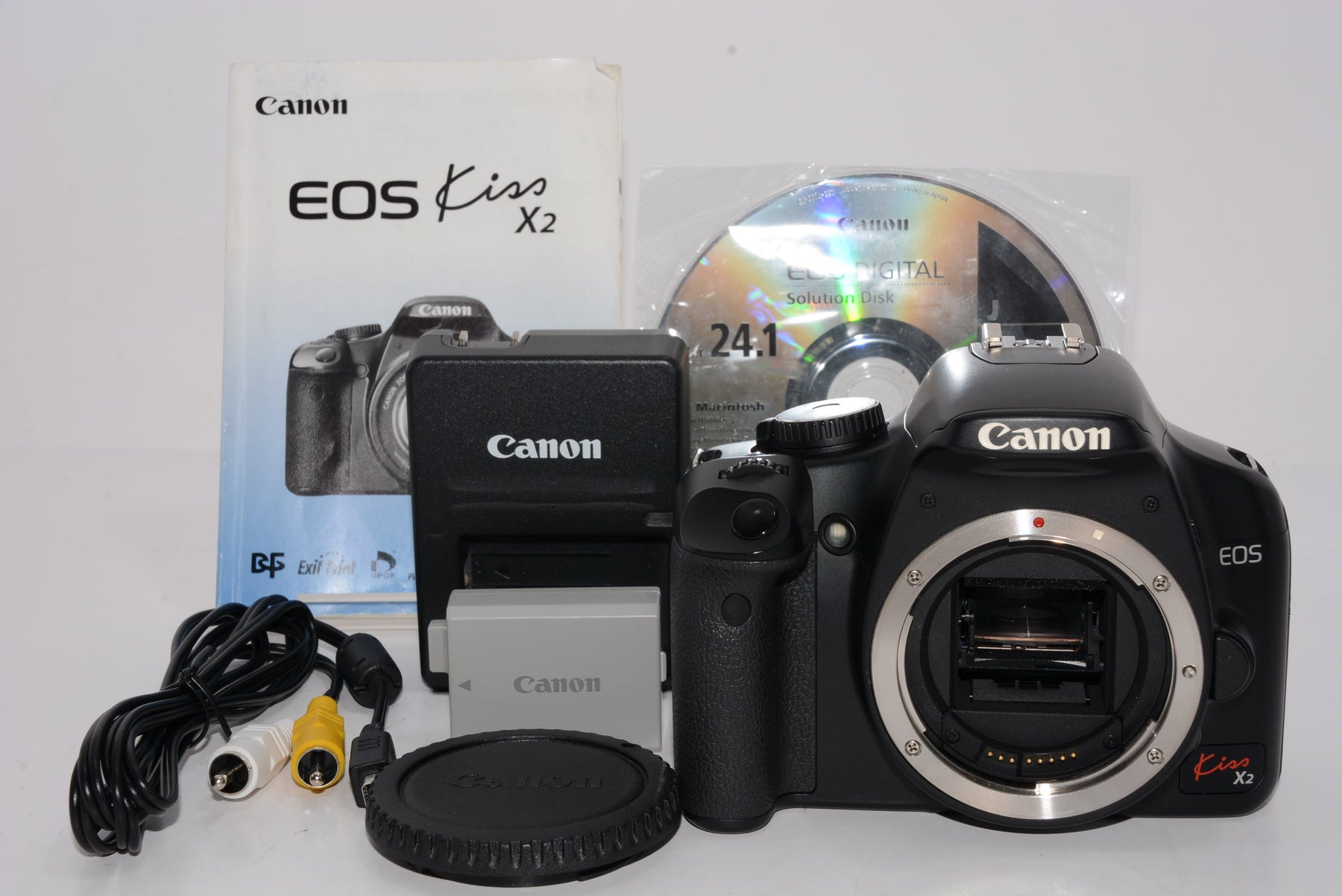 【外観特上級】Canon デジタル一眼レフカメラ EOS Kiss X2 ボディ KISSX2-BODY