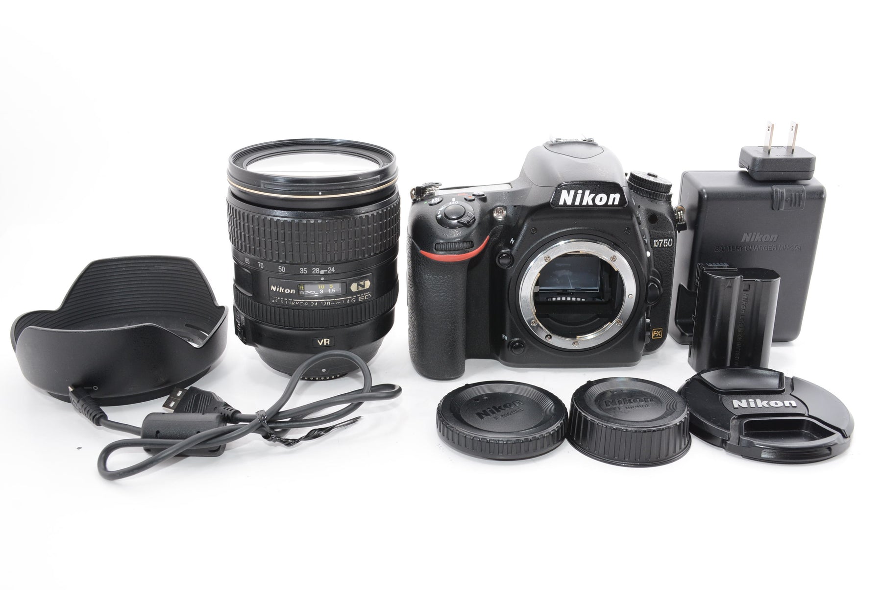 【外観並級】Nikon デジタル一眼レフカメラ D750 24-120VR レンズキット AF-S NIKKOR 24-120mm f/4G ED VR