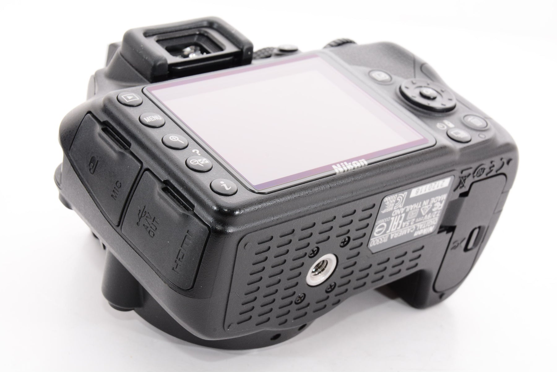 【外観特上級】Nikon デジタル一眼レフカメラ D3300 18-55 VR IIレンズキット ブラック D3300LKBK