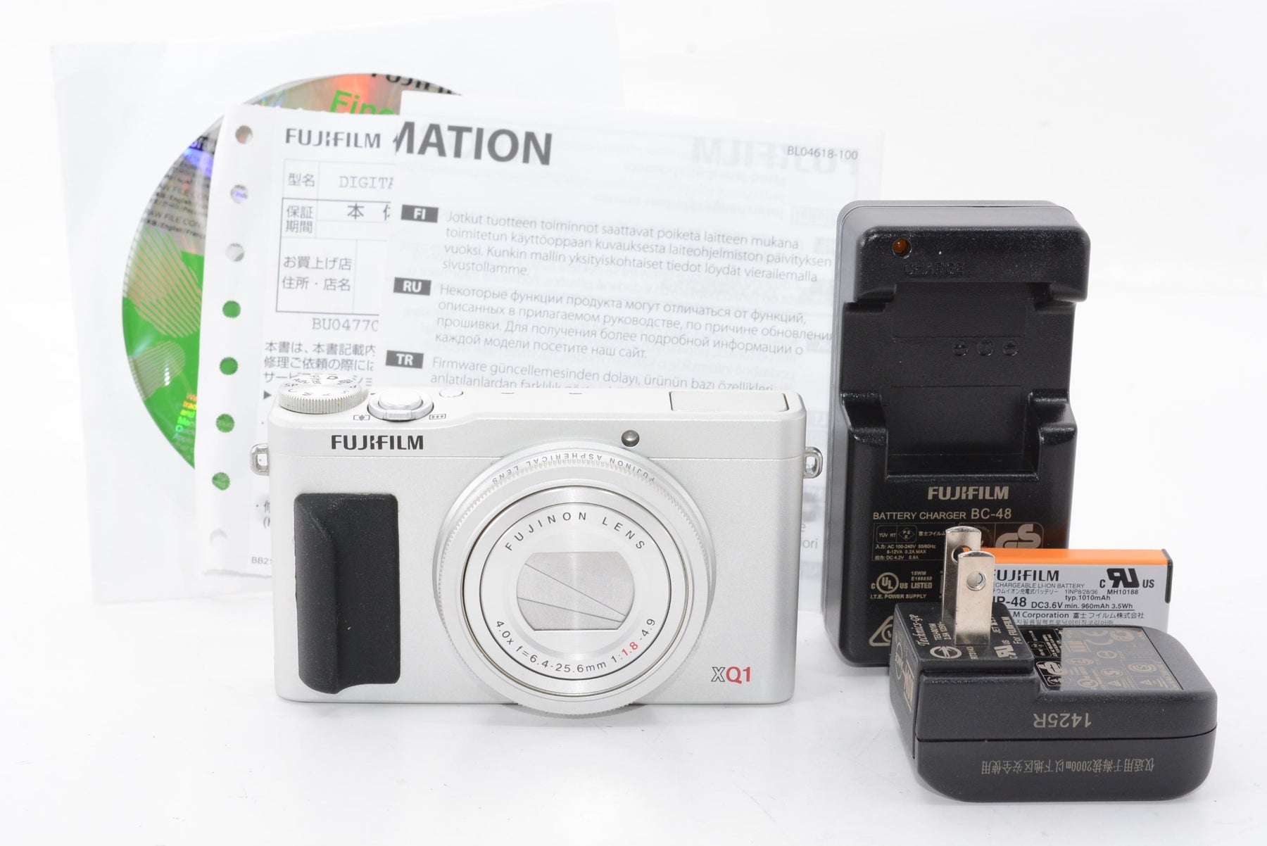 【外観特上級】FUJIFILM デジタルカメラ XQ1 シルバー F FX-XQ1S