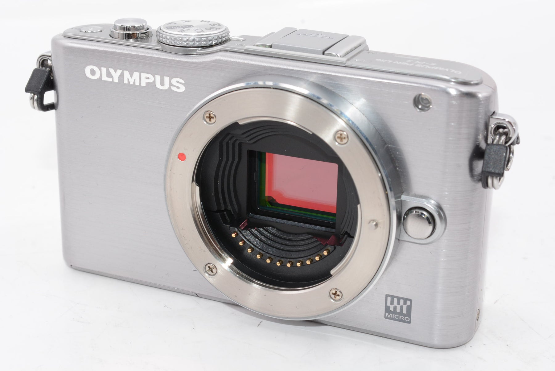 【外観特上級】OLYMPUS ミラーレス一眼 PEN Lite E-PL3 ダブルズームキット シルバー E-PL3 DZKIT SLV