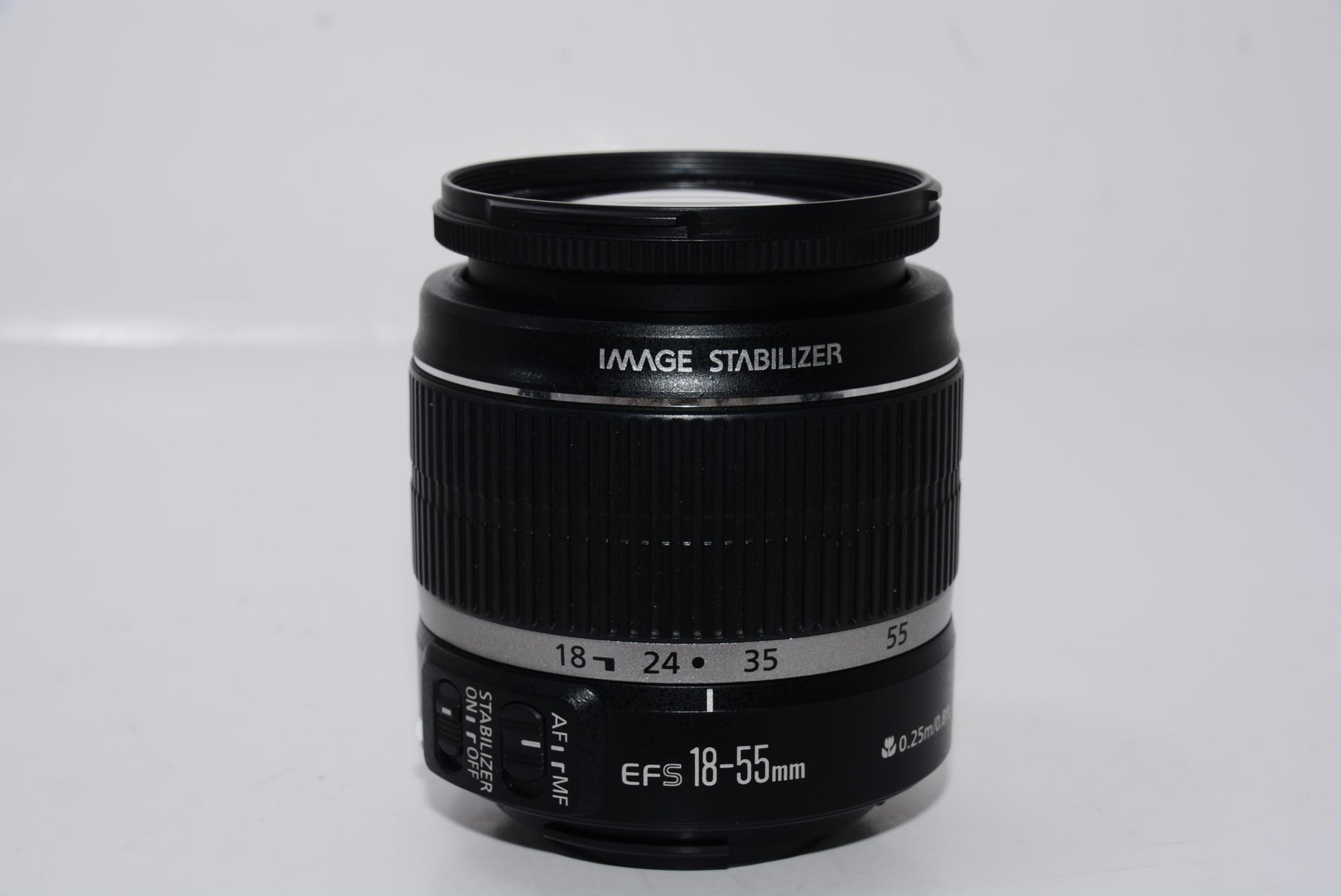 【外観特上級】Canon 標準ズームレンズ EF-S18-55mm F3.5-5.6 IS APS-C対応