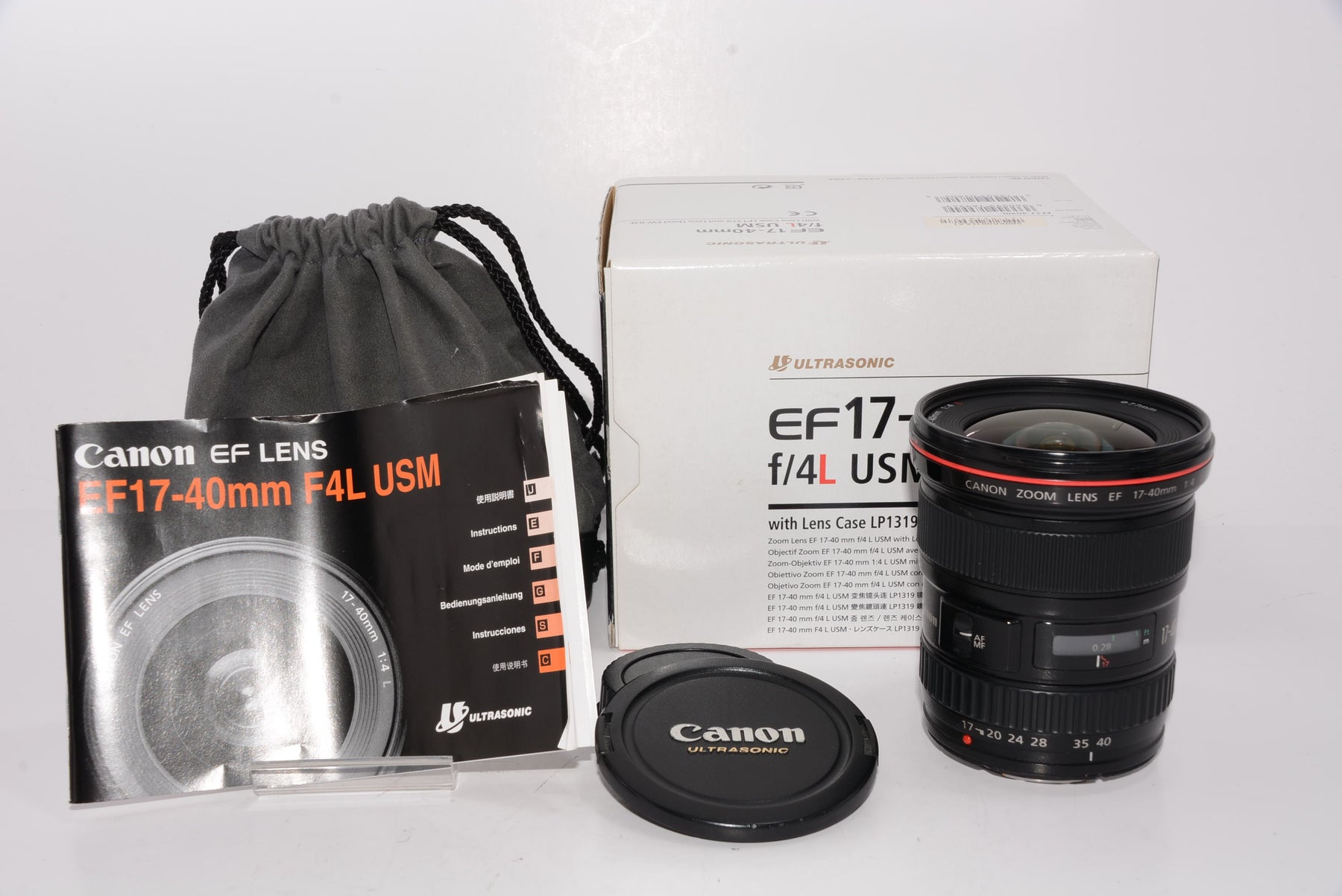 【外観特上級】Canon 広角ズームレンズ EF17-40mm F4L USM フルサイズ対応