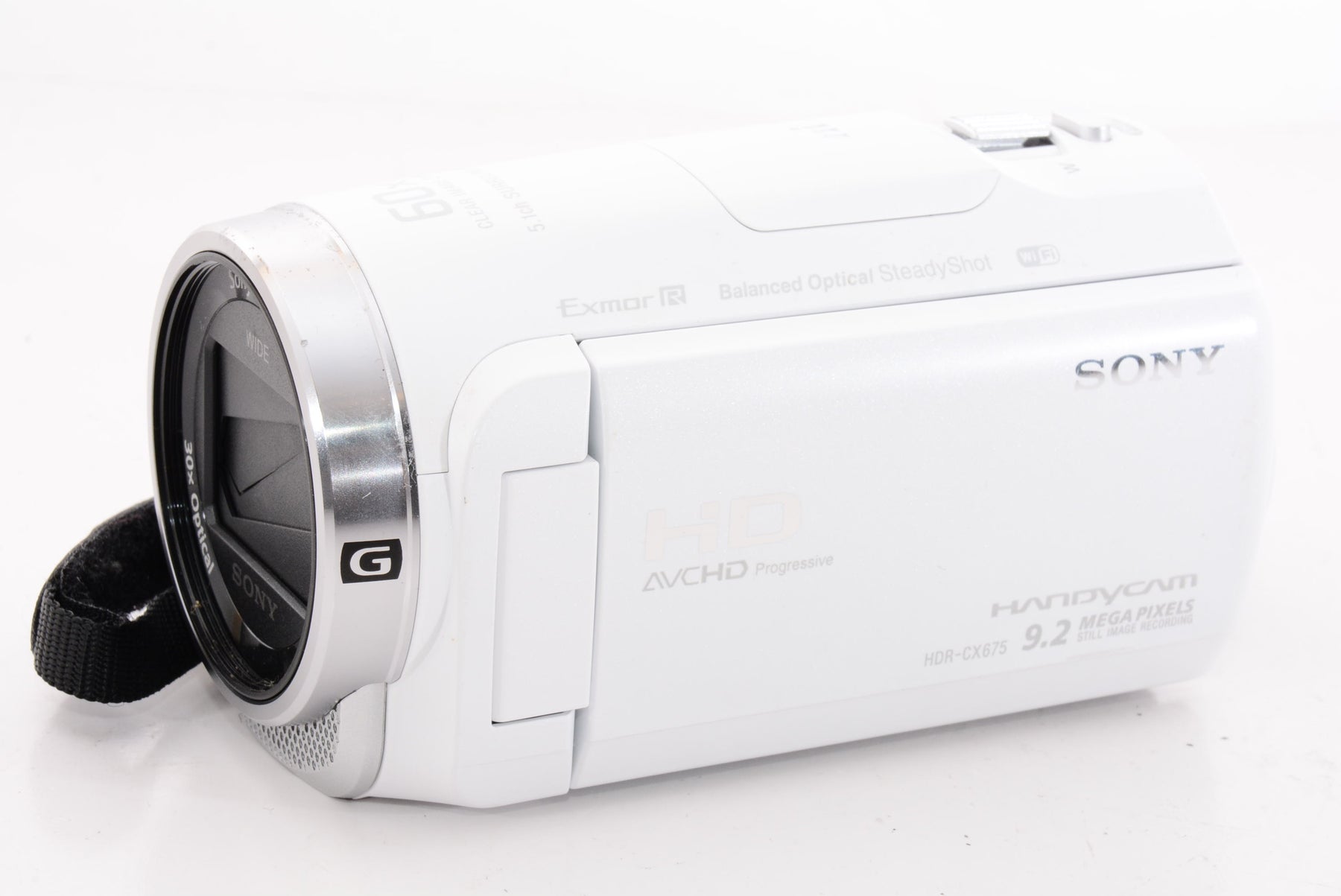 【外観特上級】ソニー SONY ビデオカメラHDR-CX675 32GB 光学30倍 ホワイト Handycam HDR-CX675 W