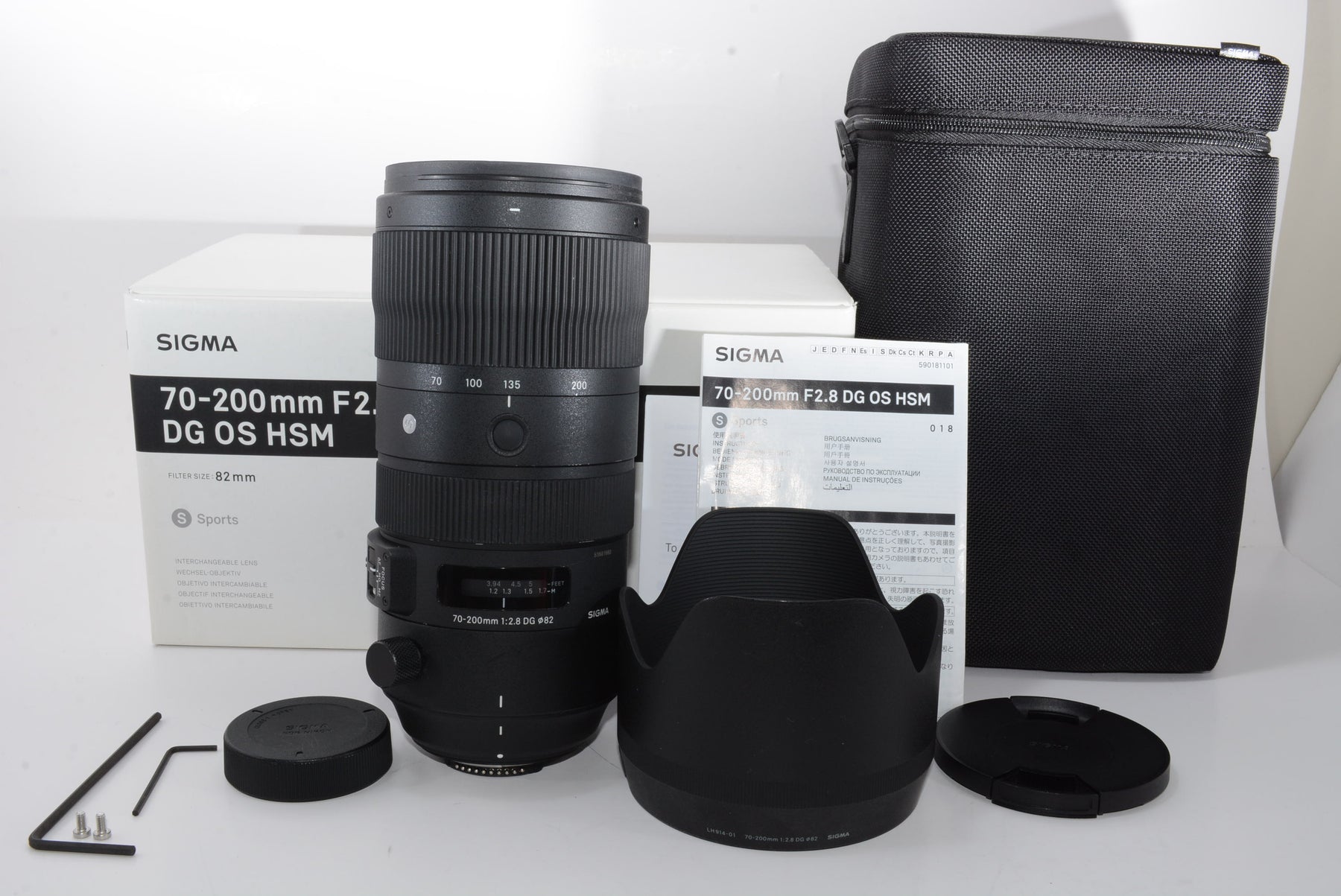 【外観特上級】SIGMA 70-200mm F2.8 DG OS HSM | Sports S018 | Nikon Fマウント | Full-Size/Large-Format