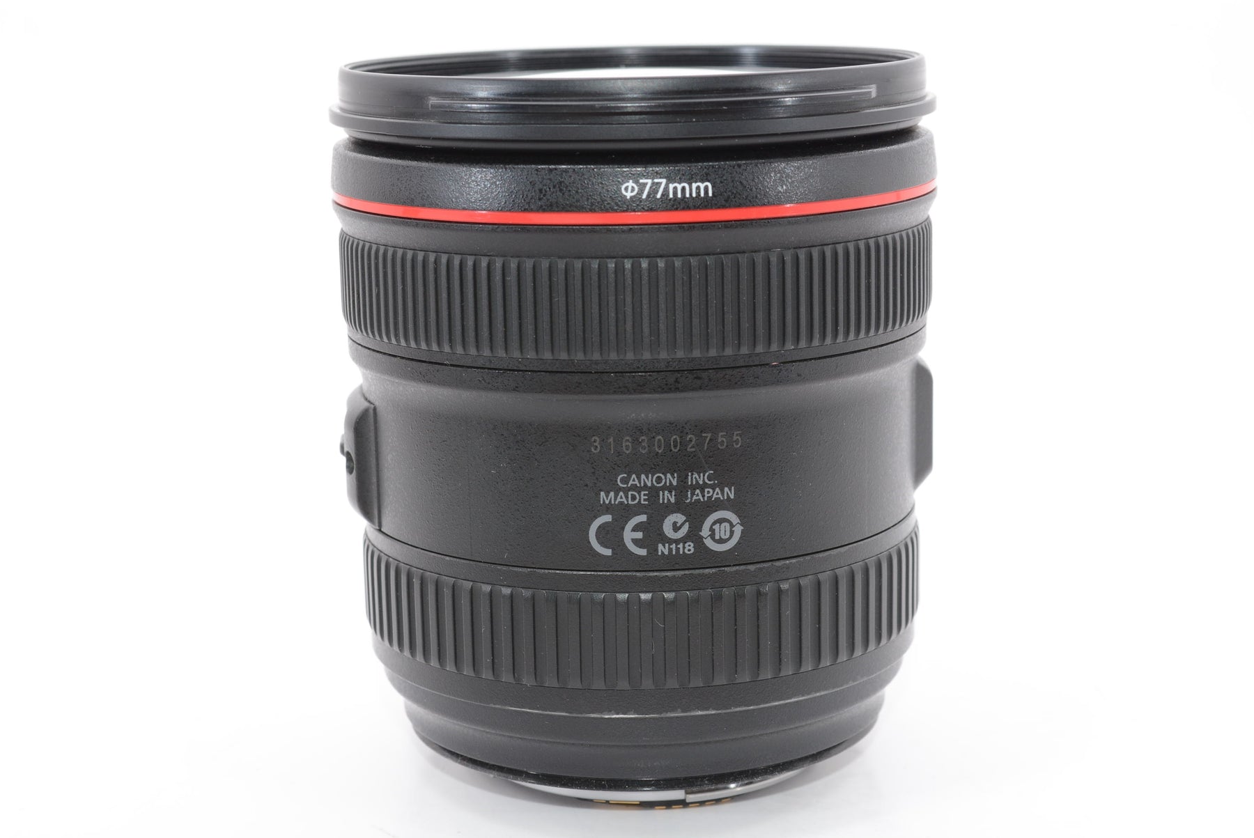 【外観並級】Canon 標準ズームレンズ EF24-70mm F4 L IS USM フルサイズ対応