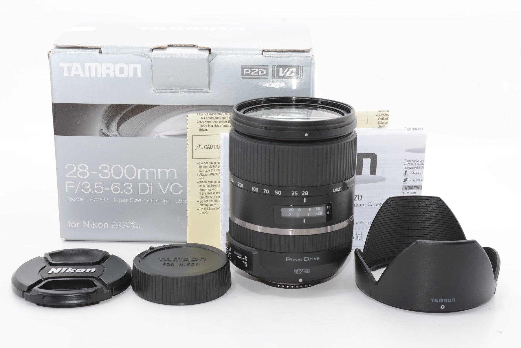 【外観特上級】TAMRON 高倍率ズームレンズ 28-300mm F3.5-6.3 Di VC PZD ニコン用 フルサイズ対応 A010N