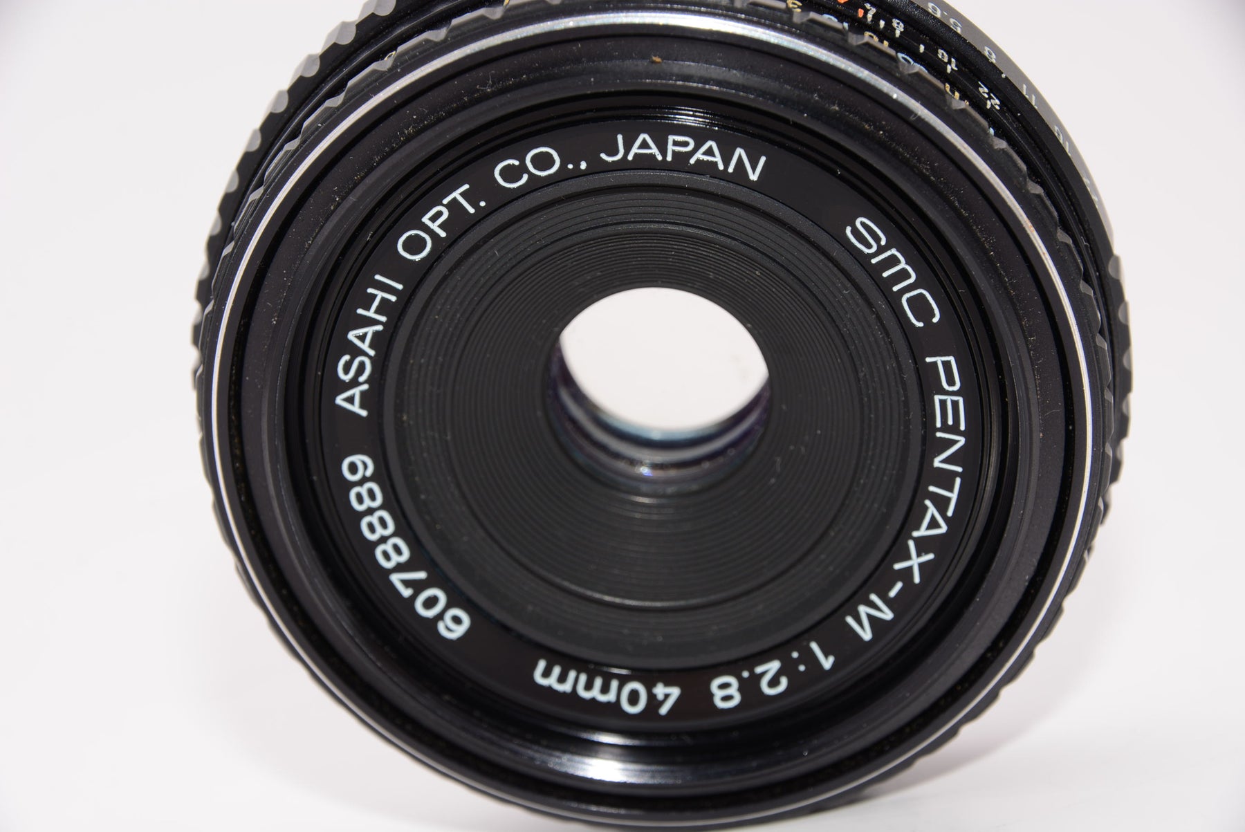 【外観特上級】Pentax 40 mm f2 . 8レンズsmcp-mマニュアルフォーカス)