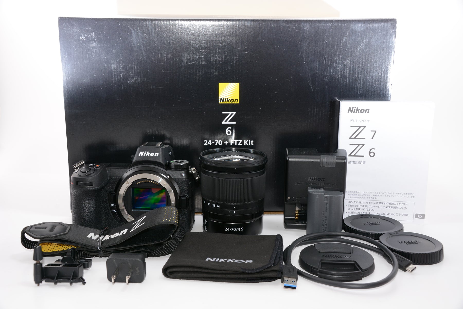 【外観特上級】Nikon ミラーレスカメラ 一眼 Z6 24-70 レンズキット NIKKOR Z 24-70mm f/4S付属 Z6LK24-70