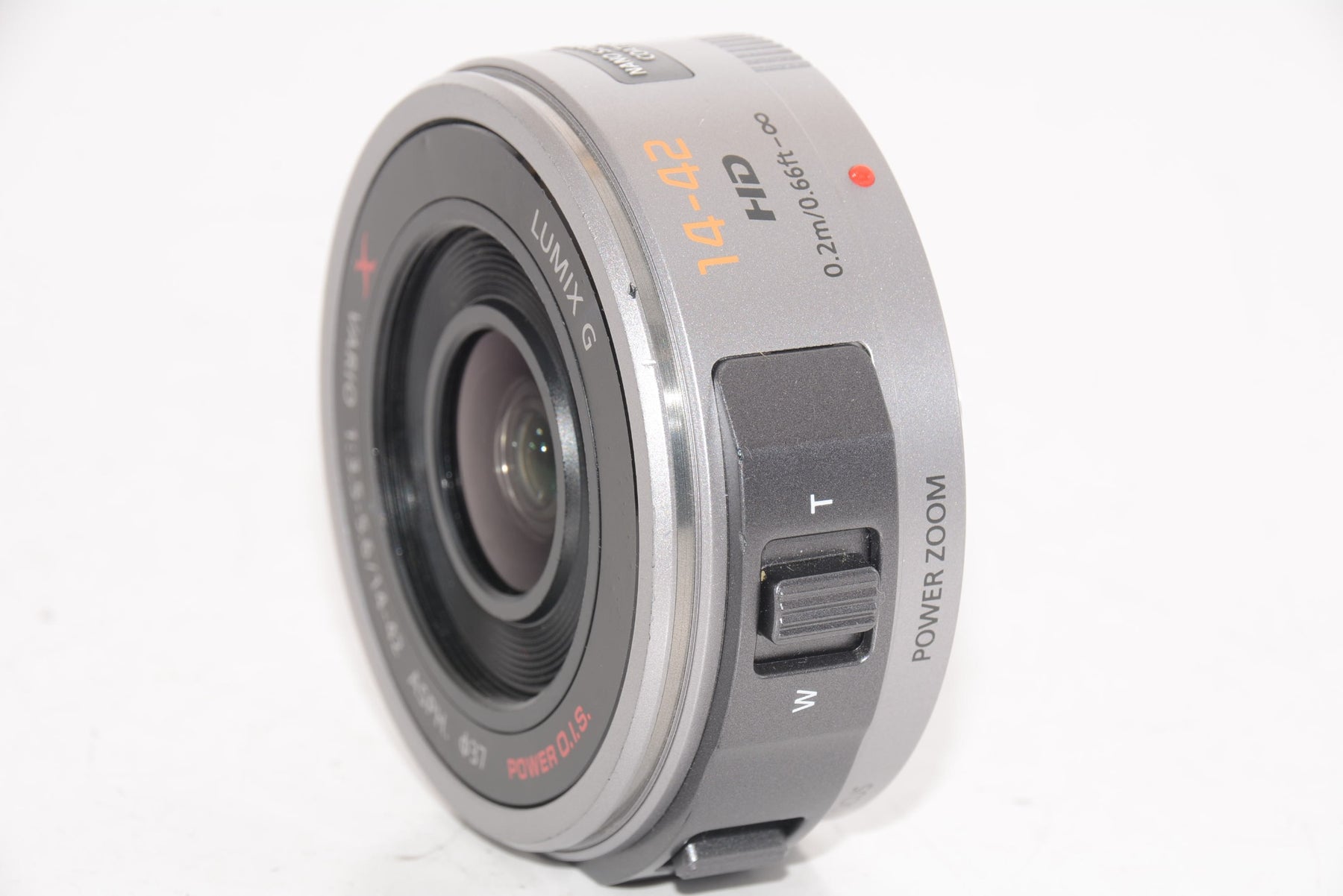 【外観並級】パナソニック マイクロフォーサーズ用 ルミックス G X VARIO PZ 14-42mmF3.5-5.6 シルバー