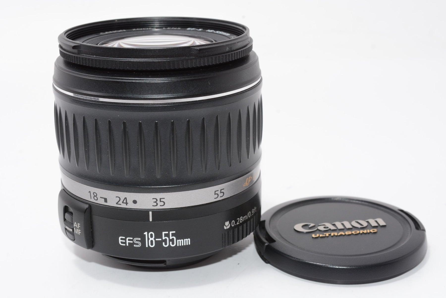 【外観特上級】Canon EF-S レンズ 18-55mm F3.5-5.6 II USM