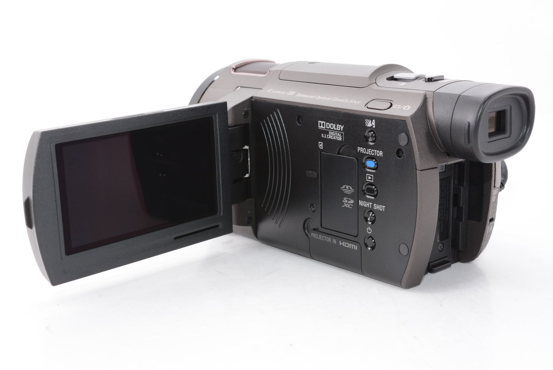 【外観特上級】SONY 4Kビデオカメラ Handycam FDR-AXP35 ブロンズブラウン 光学10倍 FDR-AXP35-TI
