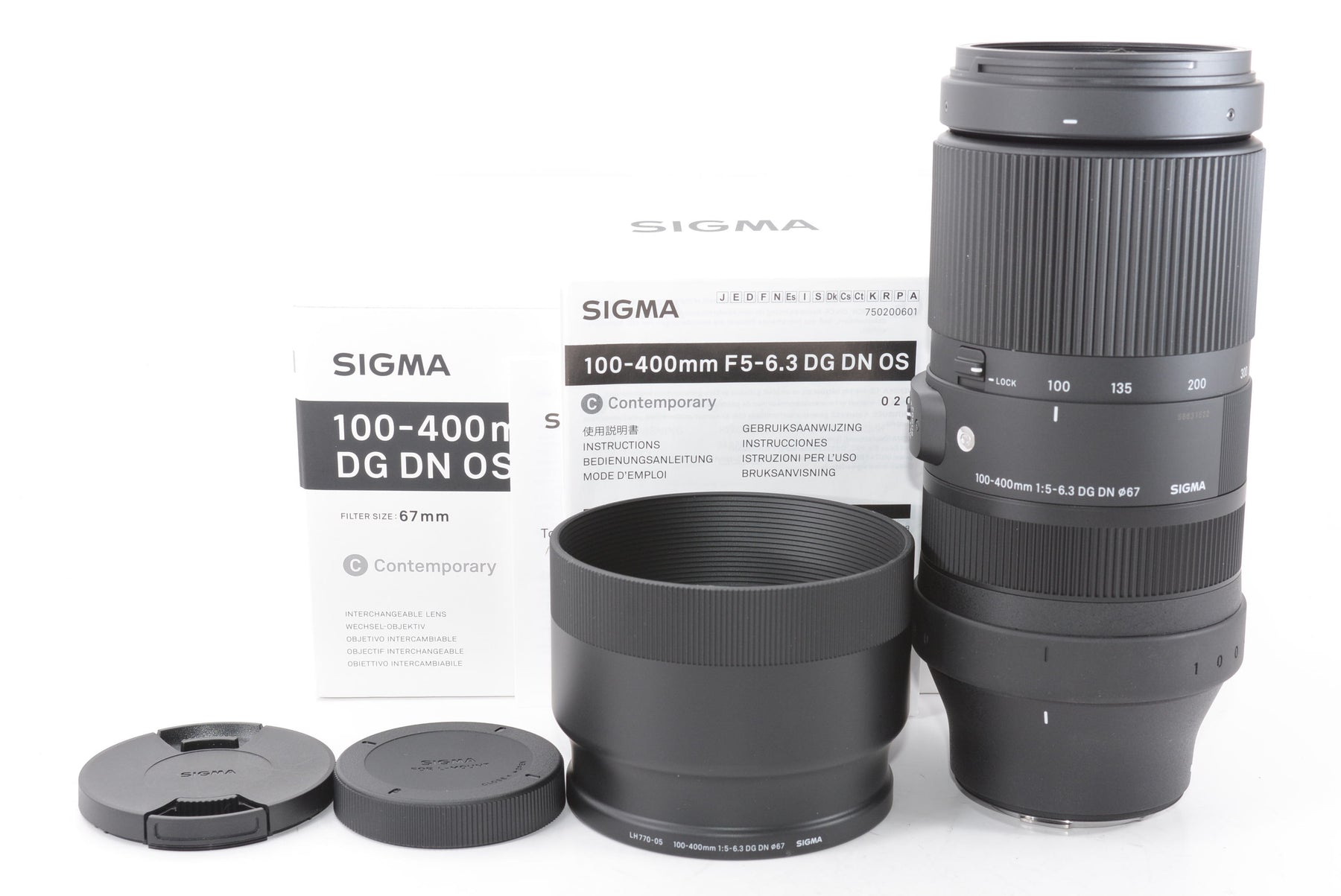 【外観特上級】シグマ 100-400mm F5-6.3 DGDN OS Contemporary Lマウント用