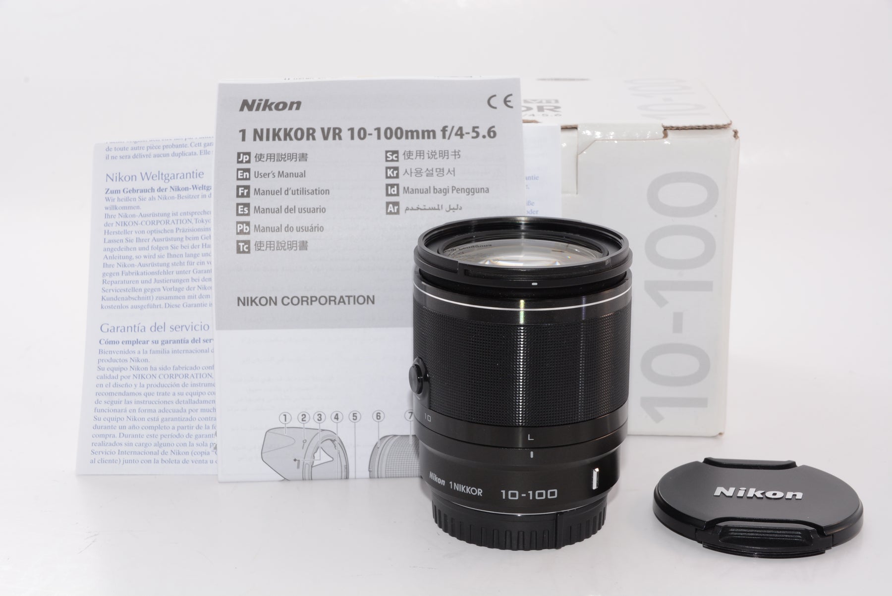 【外観特上級】Nikon 高倍率ズーム 1 NIKKOR VR 10-100mm f/4-5.6 ブラック ニコンCXフォーマット専用